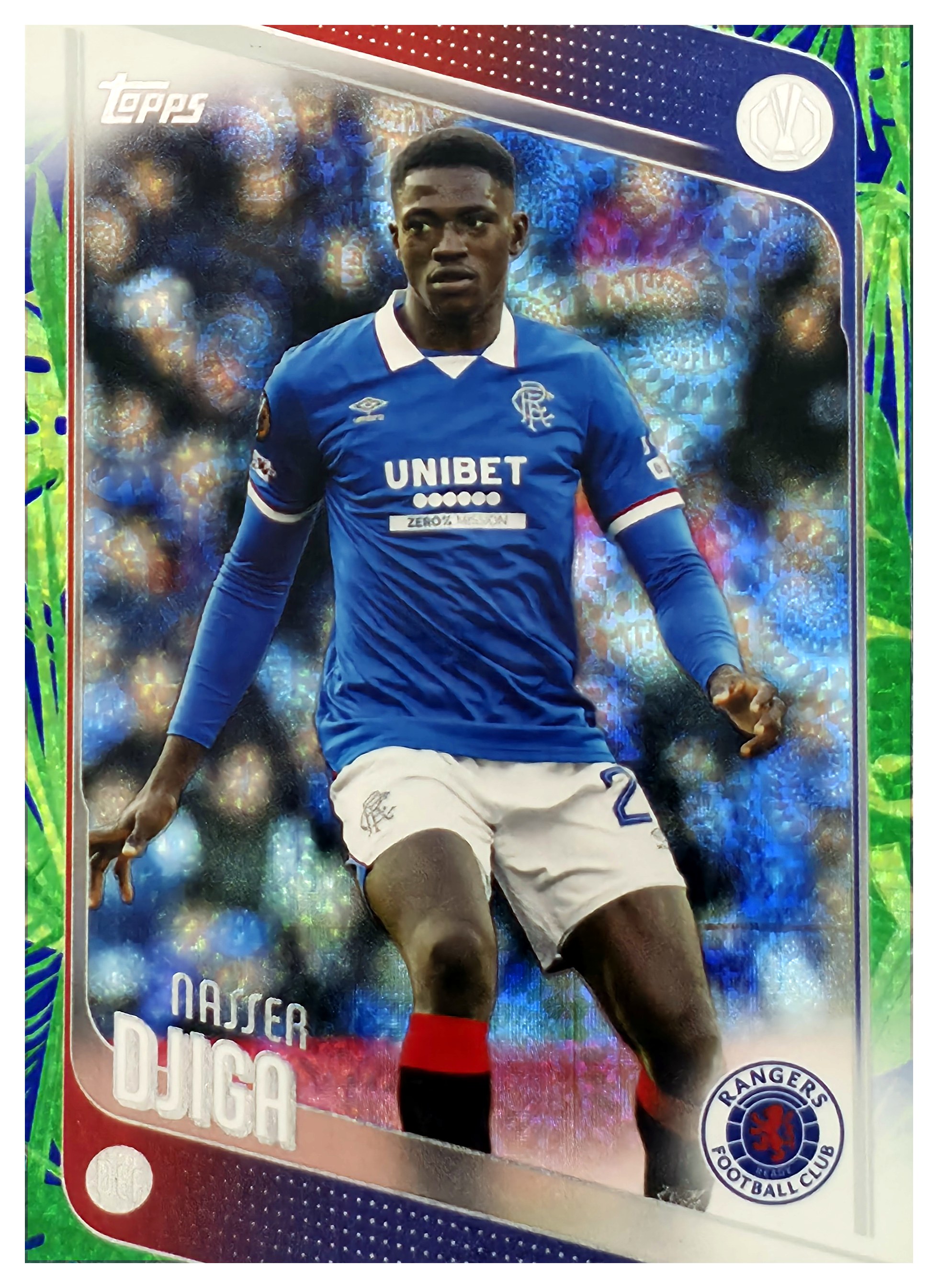 Nasser Djiga - Topps UEFA Club Competitions Base Set 2025-26, Nr. 140 – Diamante (Art.-Nr. SG110751)
