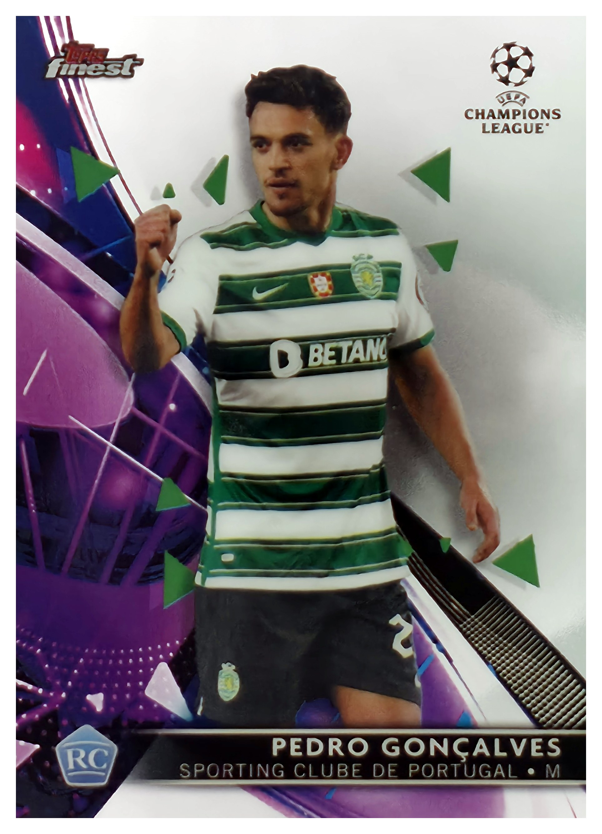 Pedro Gonçalves - Topps Finest UEFA Champions League Base Set 2021-22, Nr. 84 – Rookie Card (Art.-Nr. SG108166)