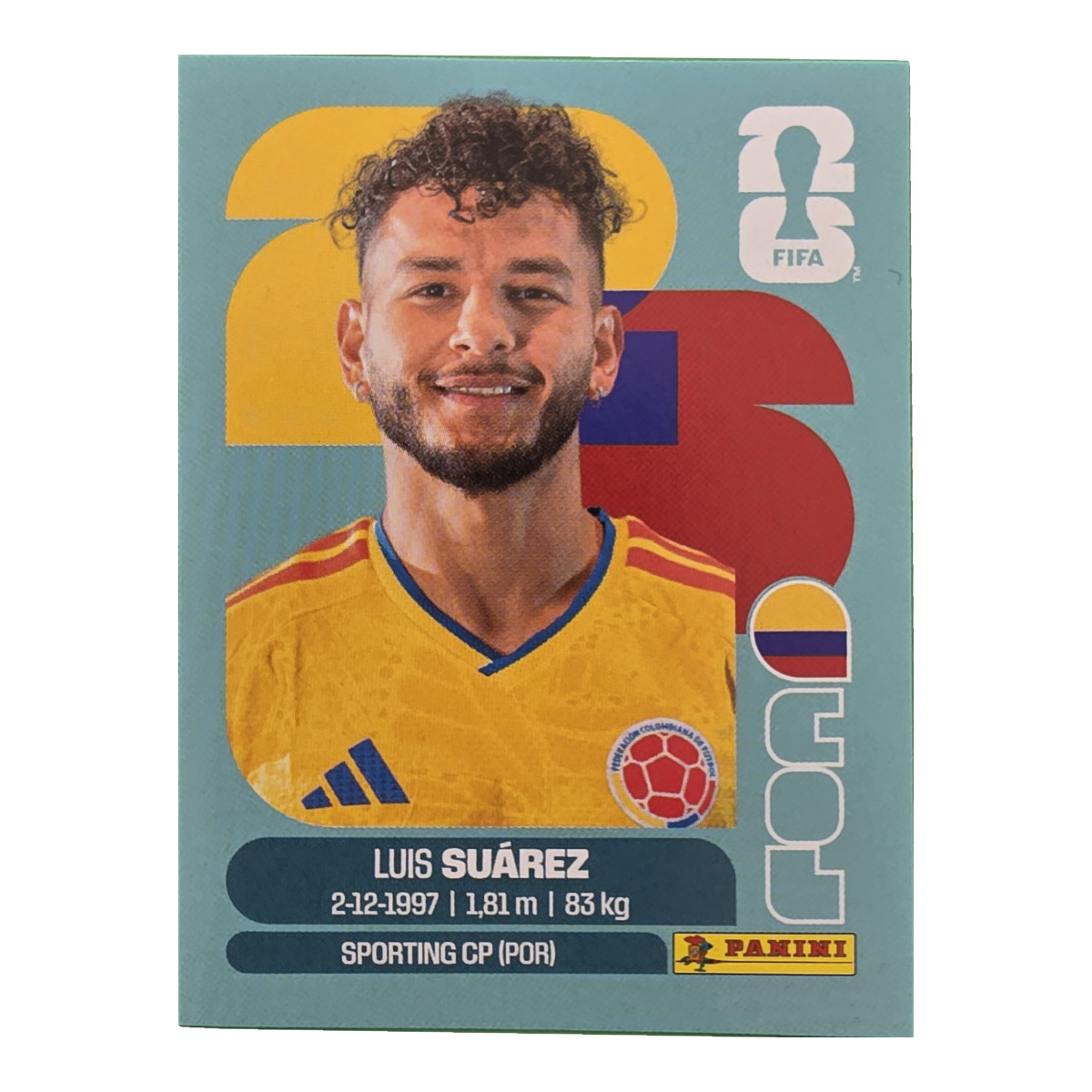Luis Suarez - Kolumbien, FIFA WM 2026, Nr. COL19