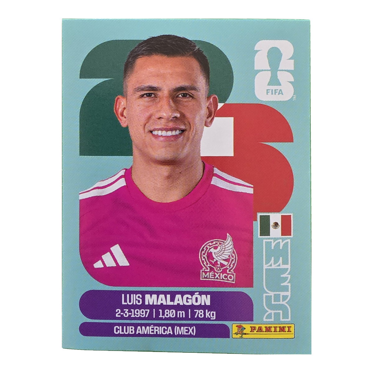 Luis Malagón - Mexiko, FIFA WM 2026, Nr. MEX2