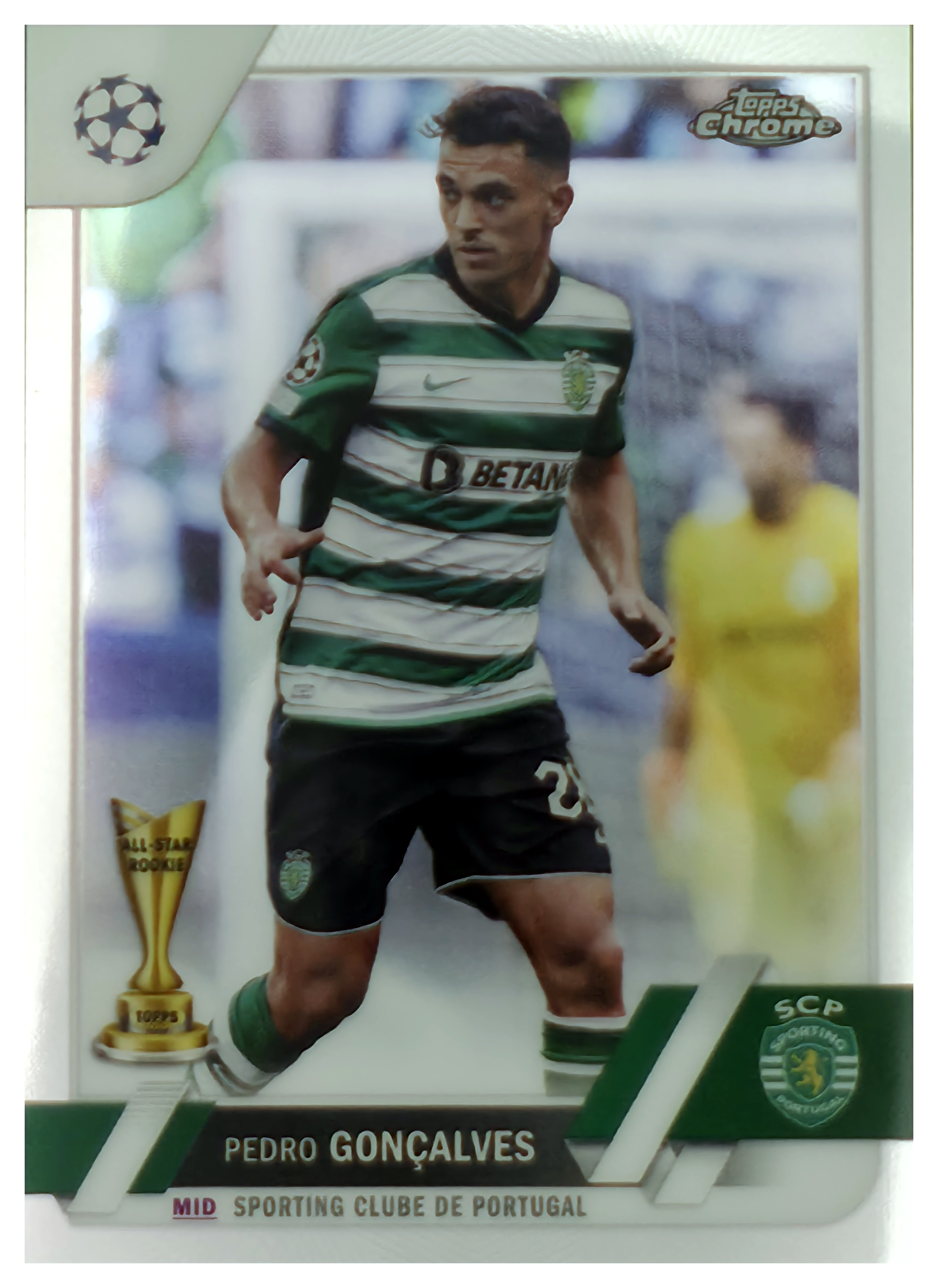 Pedro Gonçalves - Topps Chrome UEFA Club Competitions Base Set 2022-23, Nr. 132 – All-Star Rookie (Art.-Nr. SG105874)