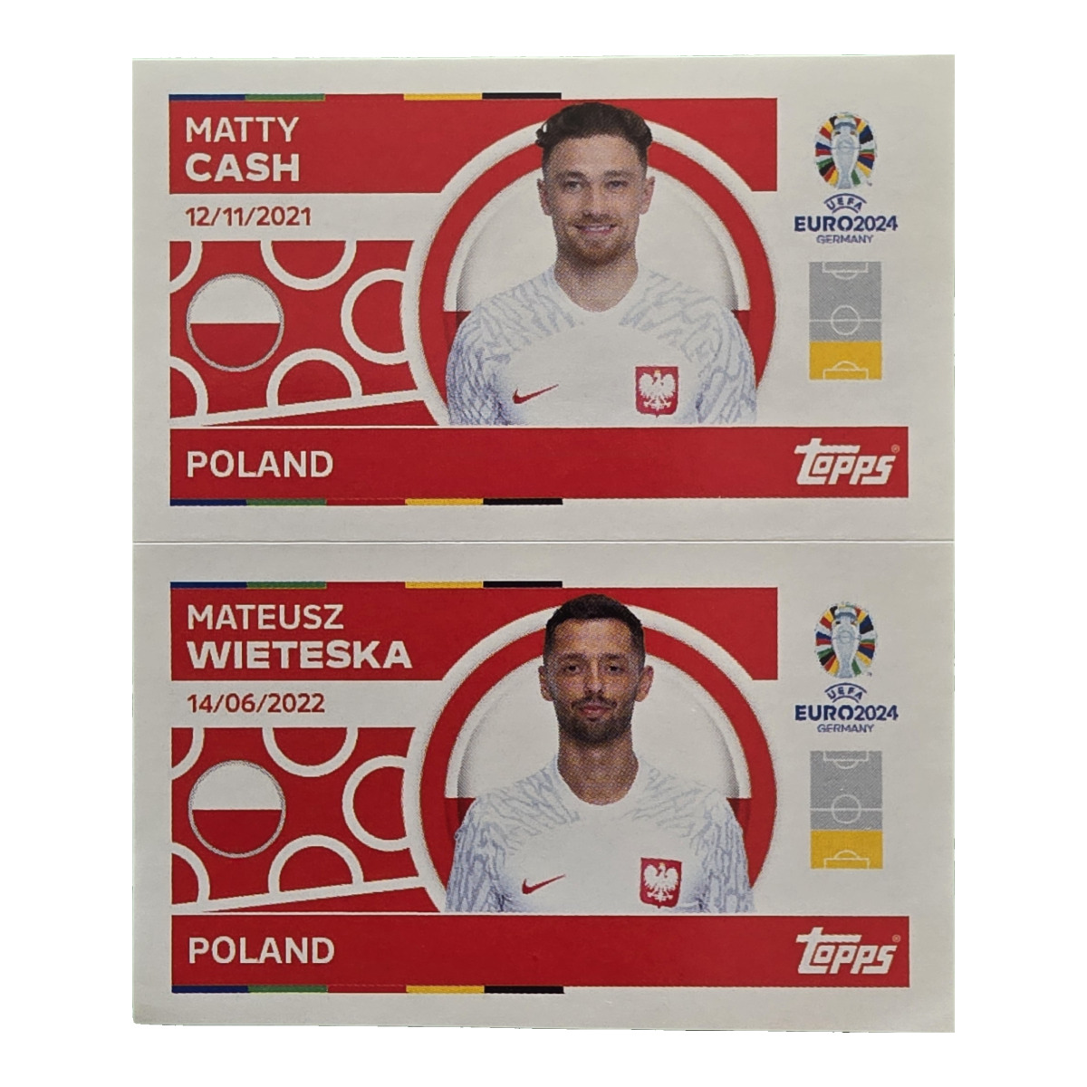 Matty Cash / Mateusz Wieteska - Polen, UEFA Euro 2024, Nr. POL4-5