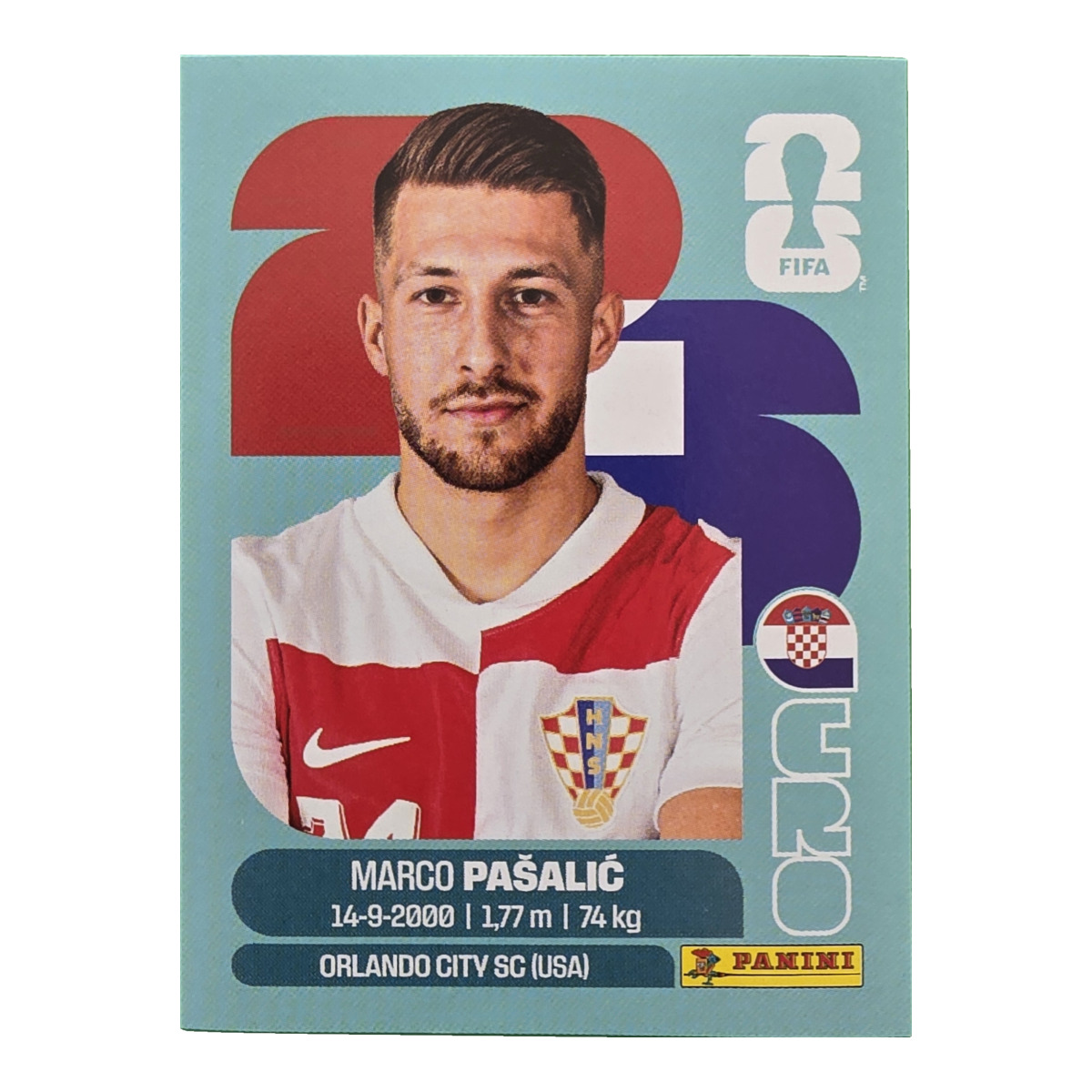 Marco Pasalic - Kroatien, FIFA WM 2026, Nr. CRO17