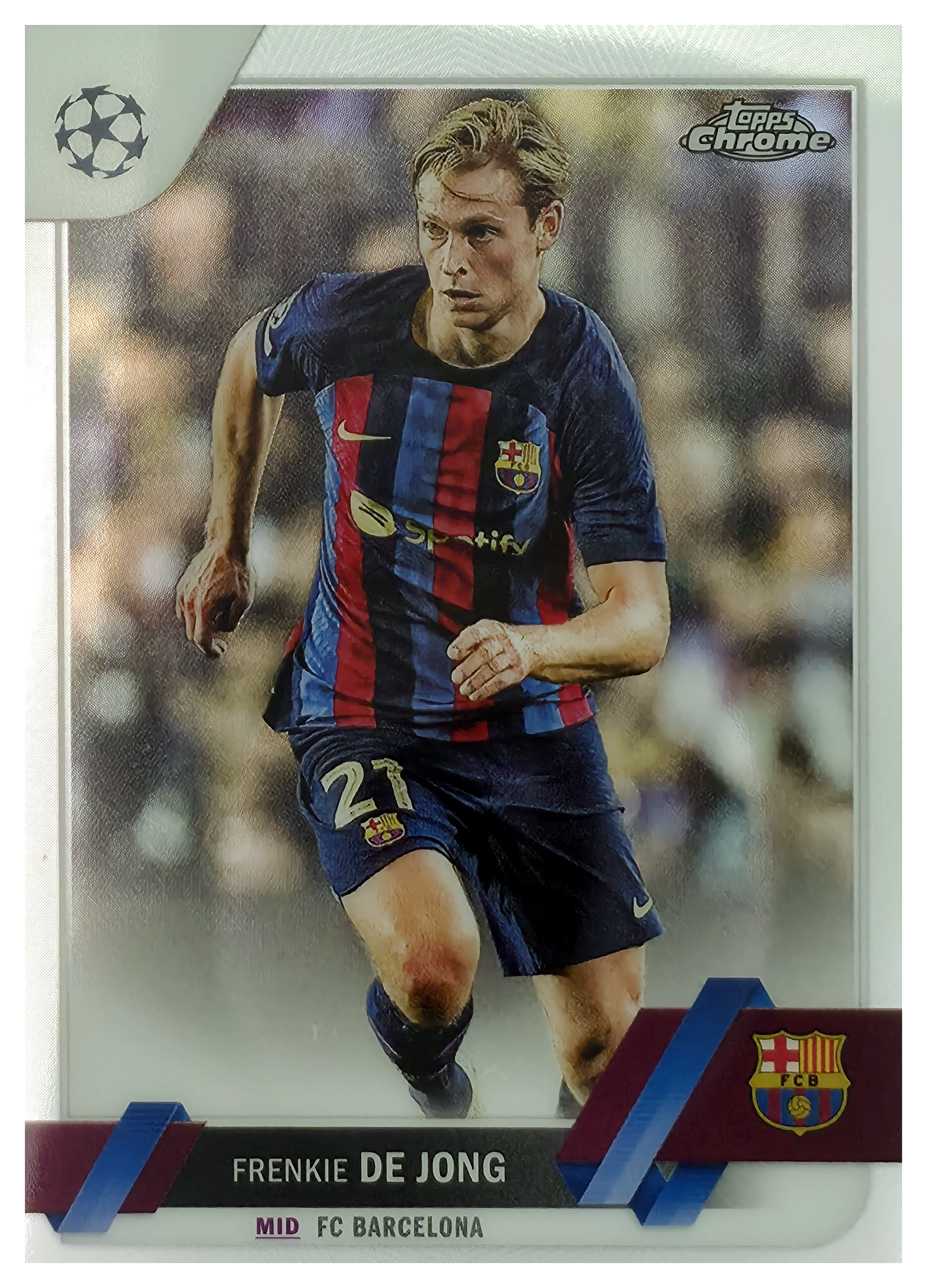 Frenkie de Jong - Topps Chrome UEFA Club Competitions Base Set 2022-23, Nr. 30 (Art.-Nr. SG105794)