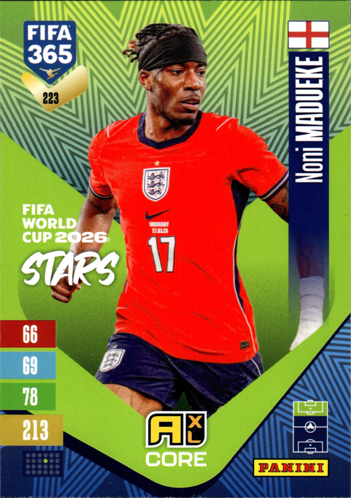 Noni Madueke - Panini Adrenalyn XL FIFA 365 FIFA World Cup 2026 Stars 2026-27, Nr. 223 (Art.-Nr. SG110272)