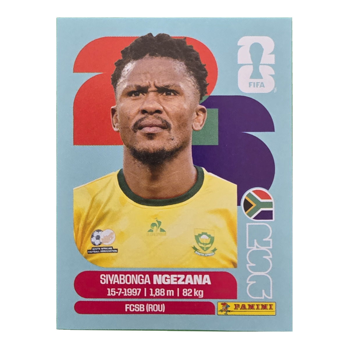 Siyabonga Ngezana - Republik Südafrika, FIFA WM 2026, Nr. RSA8