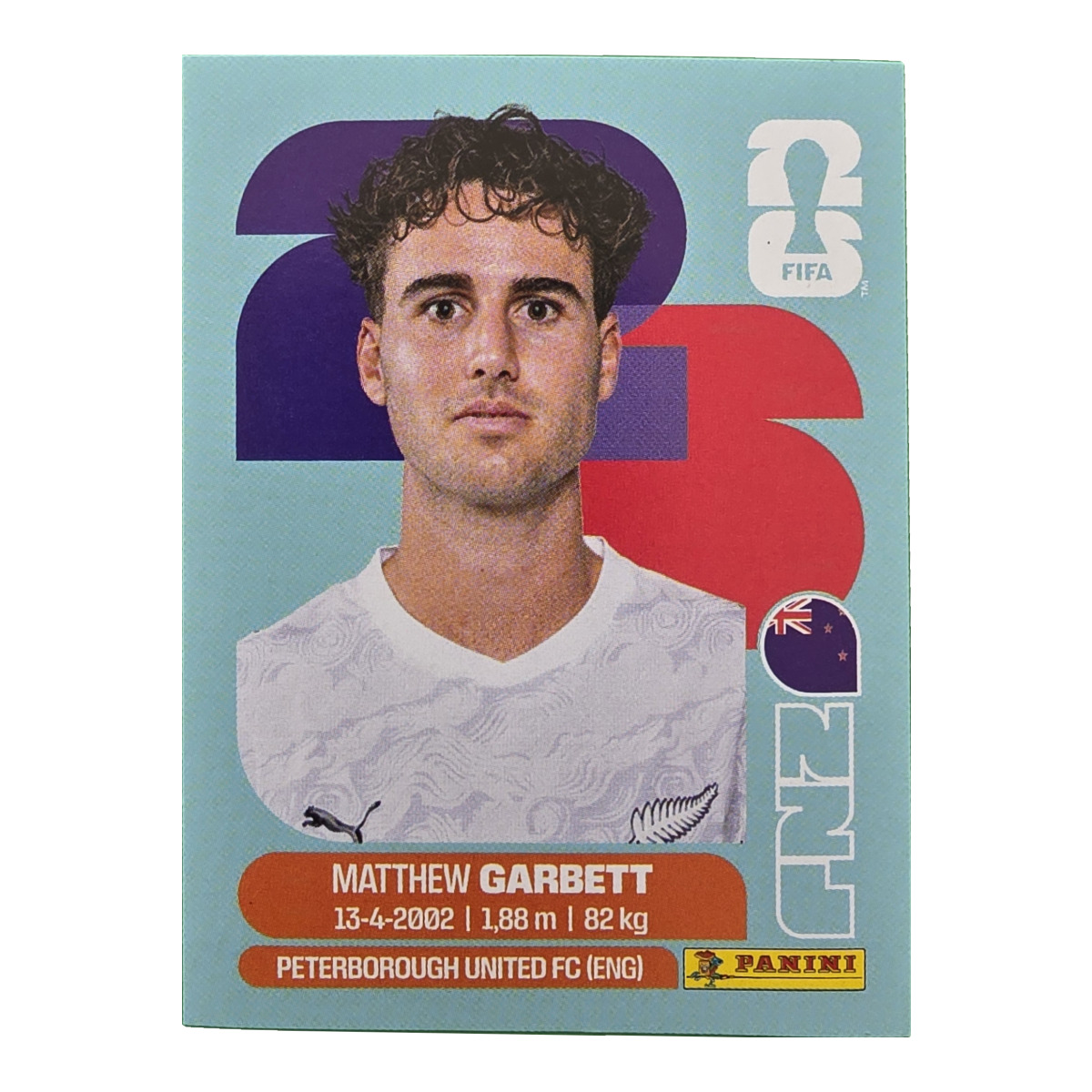 Matthew Garbett - Neuseeland, FIFA WM 2026, Nr. NZL14