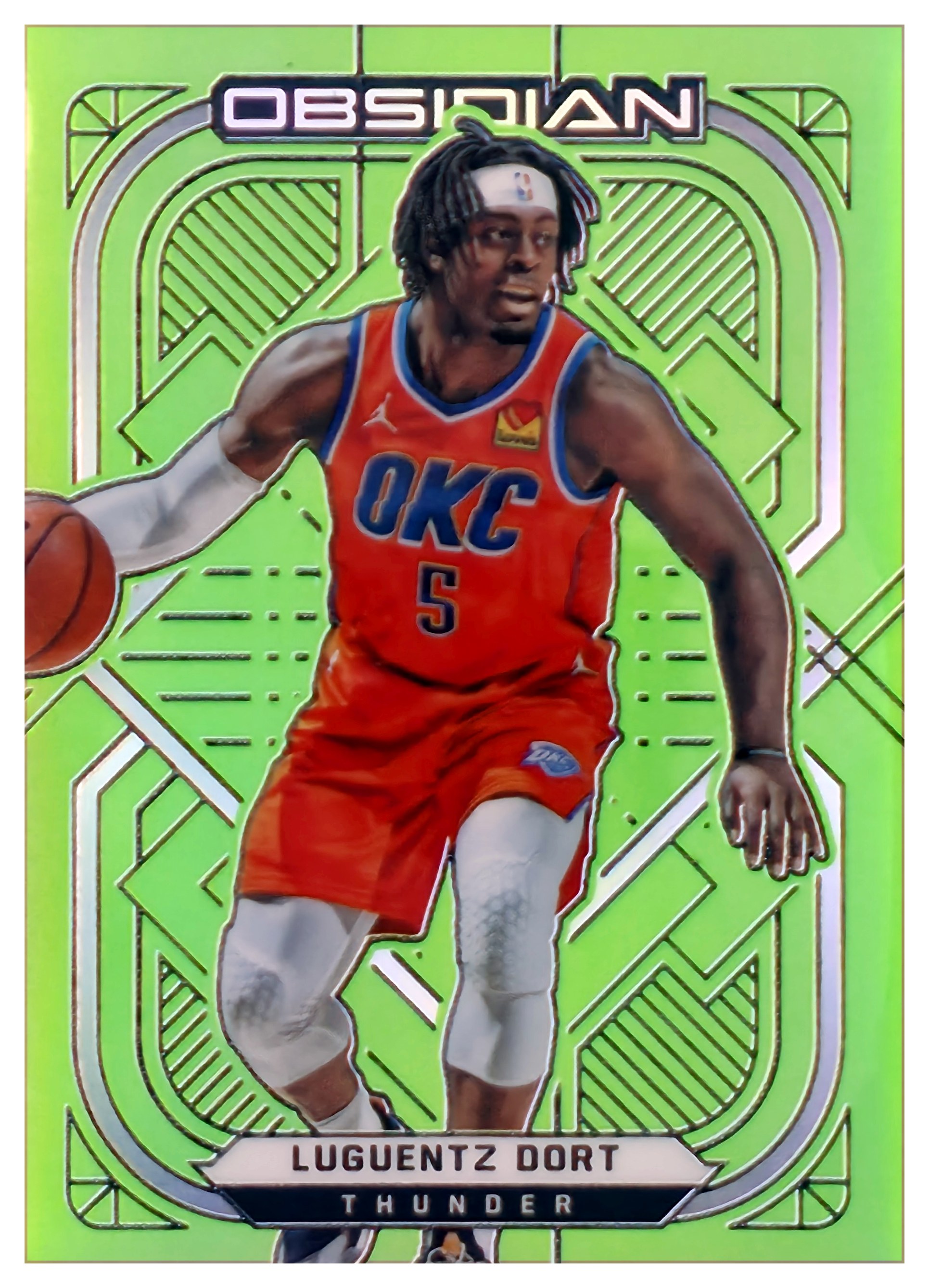Luguentz Dort - Panini Obsidian Base Set 2020-21, Nr. 145 – Electric Etch Green Flood (Art.-Nr. SG108642)