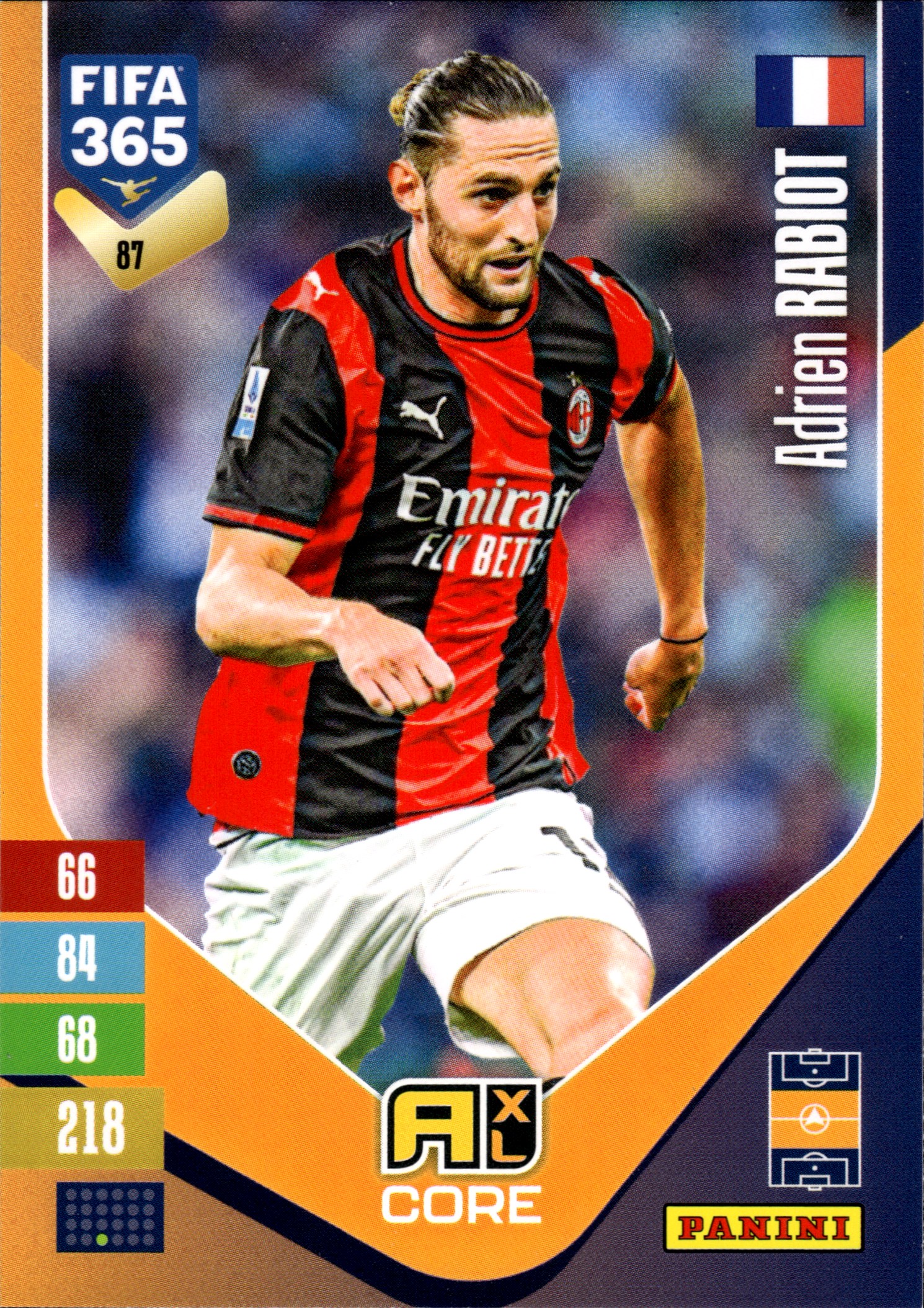 Adrien Rabiot - Panini Adrenalyn XL FIFA 365 Base Set 2026-27, Nr. 87 (Art.-Nr. SG110207)
