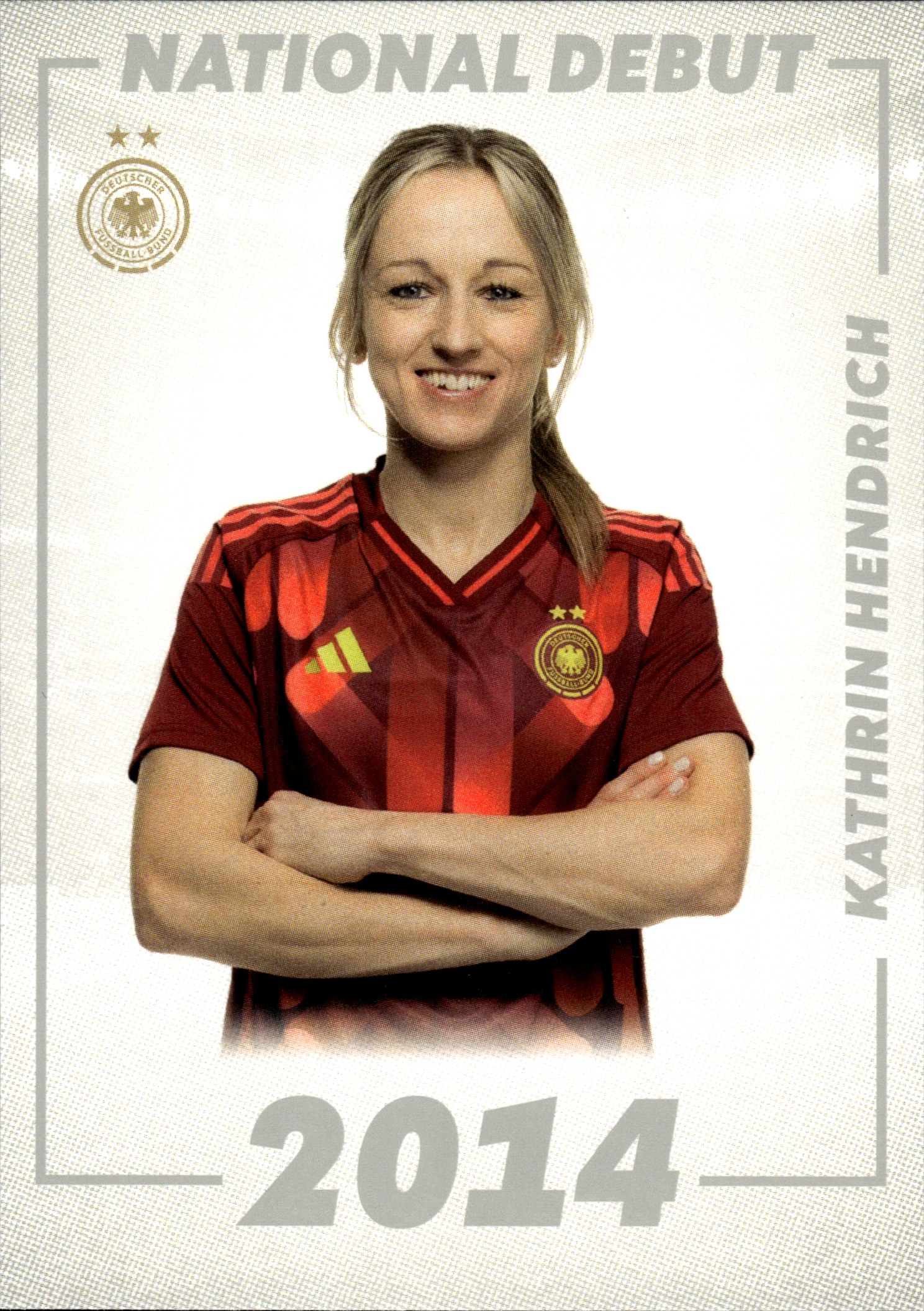 Kathrin Hendrich - Panini DFB-Frauen Team-Set National Debut 2025, Nr. DEB-12 – Insert (Art.-Nr. SG109843)