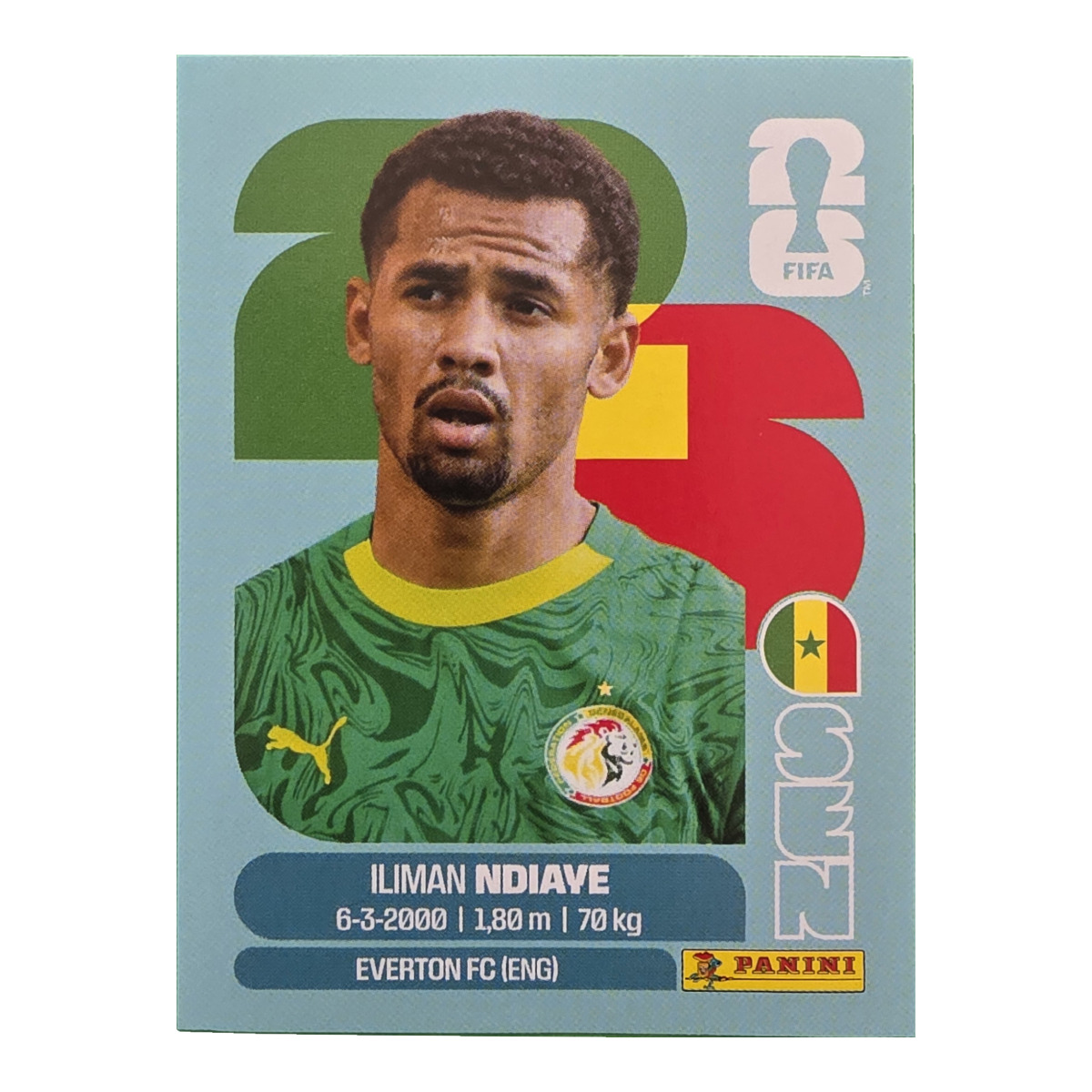 Iliman Ndiaye - Senegal, FIFA WM 2026, Nr. SEN18
