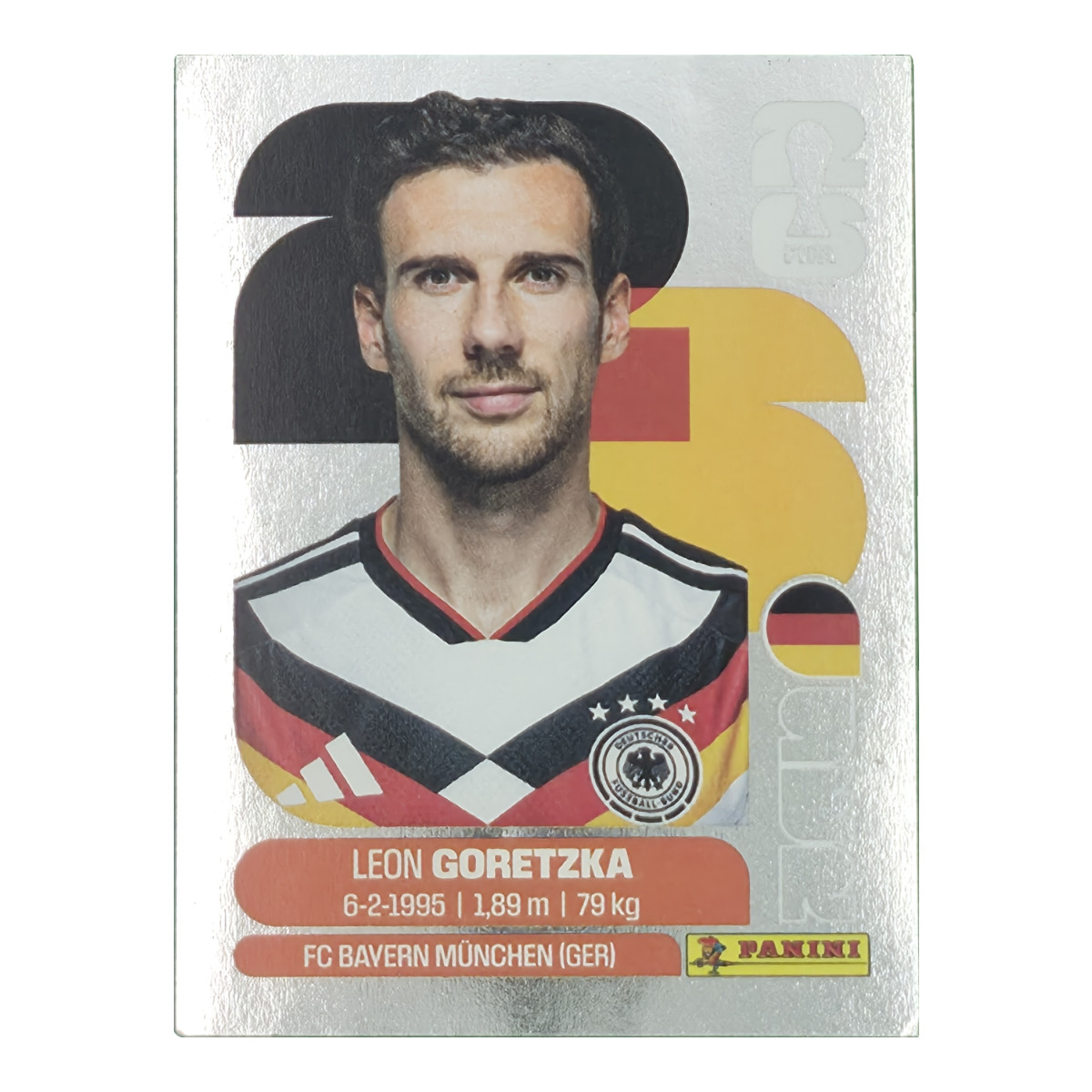 Leon Goretzka - Deutschland, FIFA WM 2026, Nr. GER-S14 – Silber-Edition