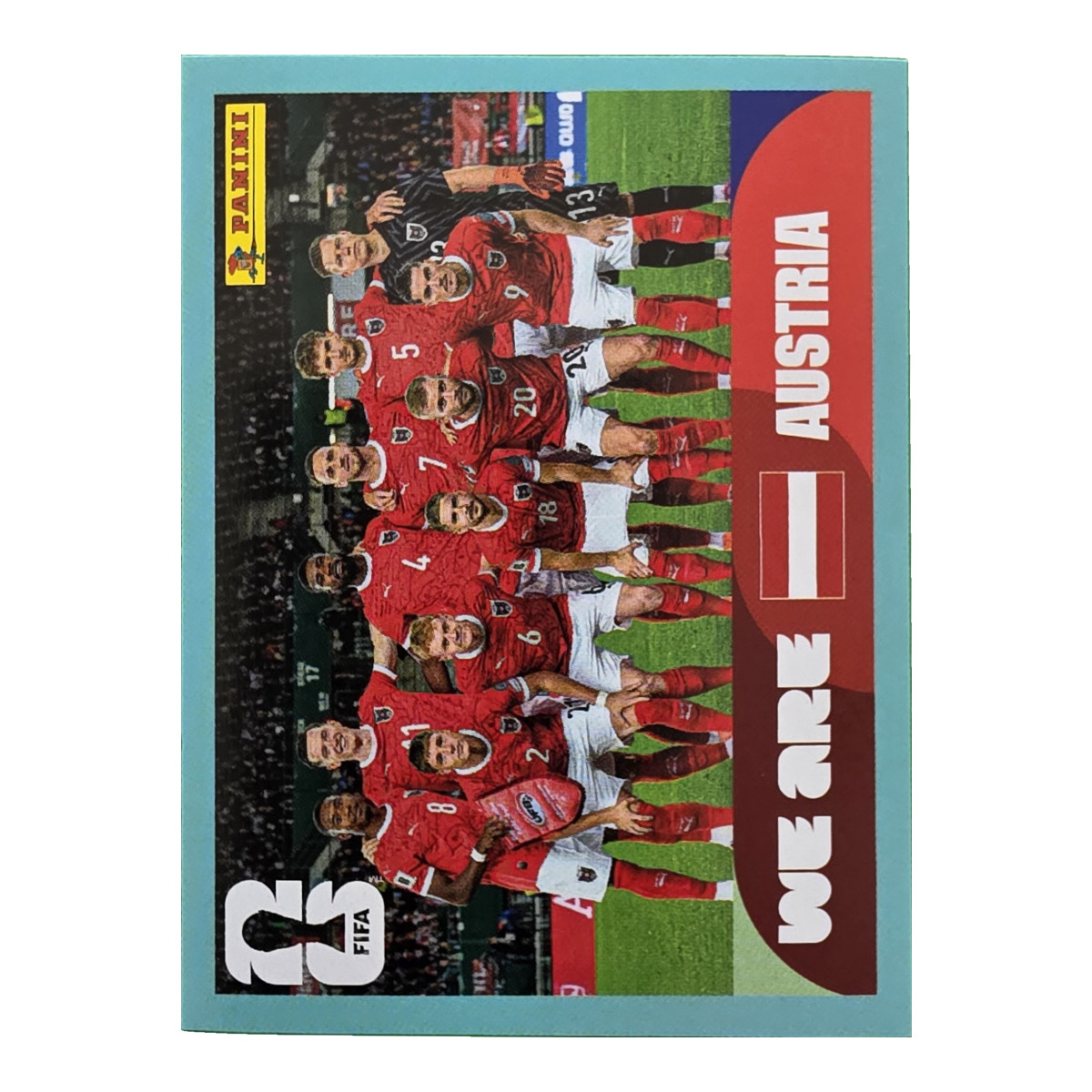 Teamfoto - Österreich, FIFA WM 2026, Nr. AUT13