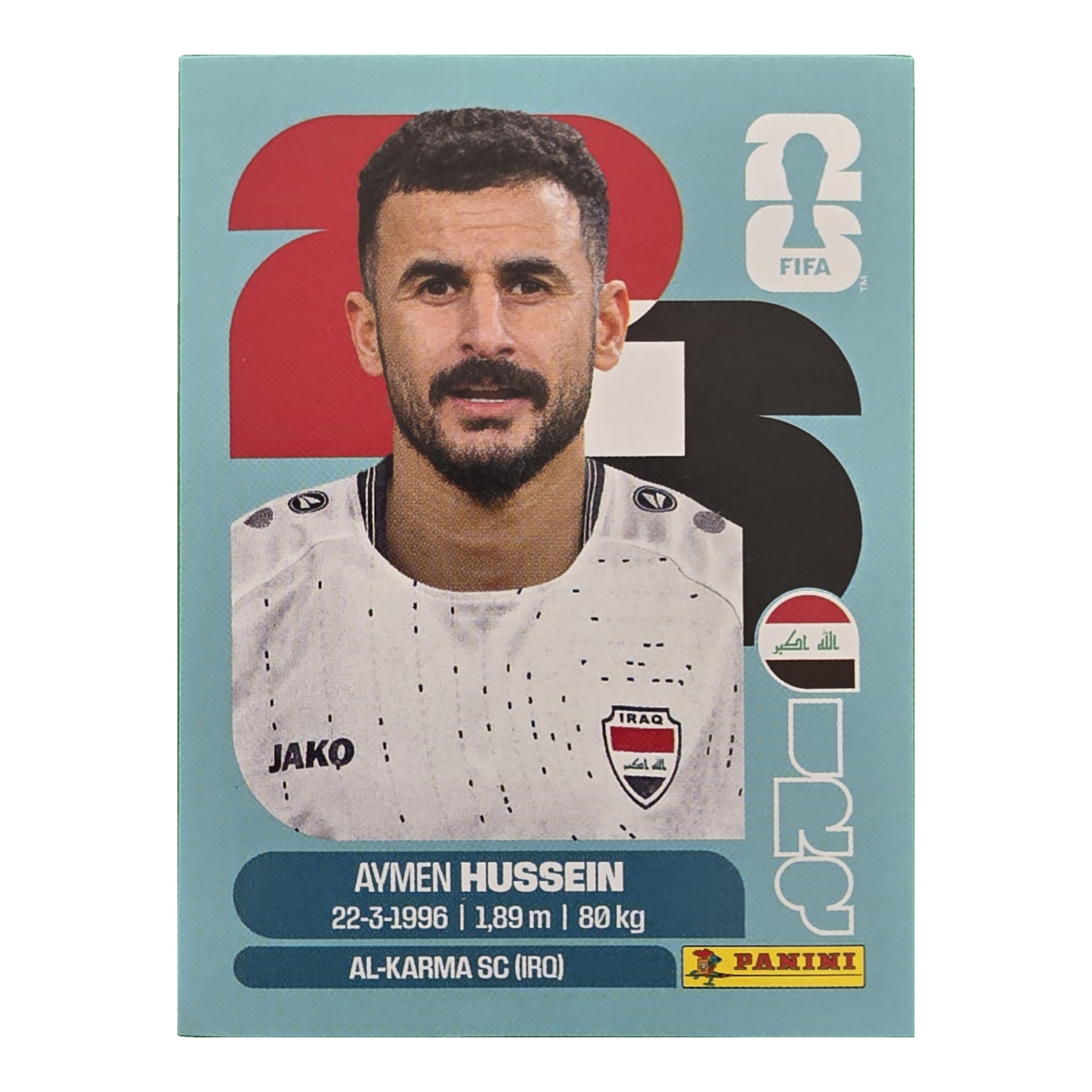 Aymen Hussein - Irak, FIFA WM 2026, Nr. IRQ19