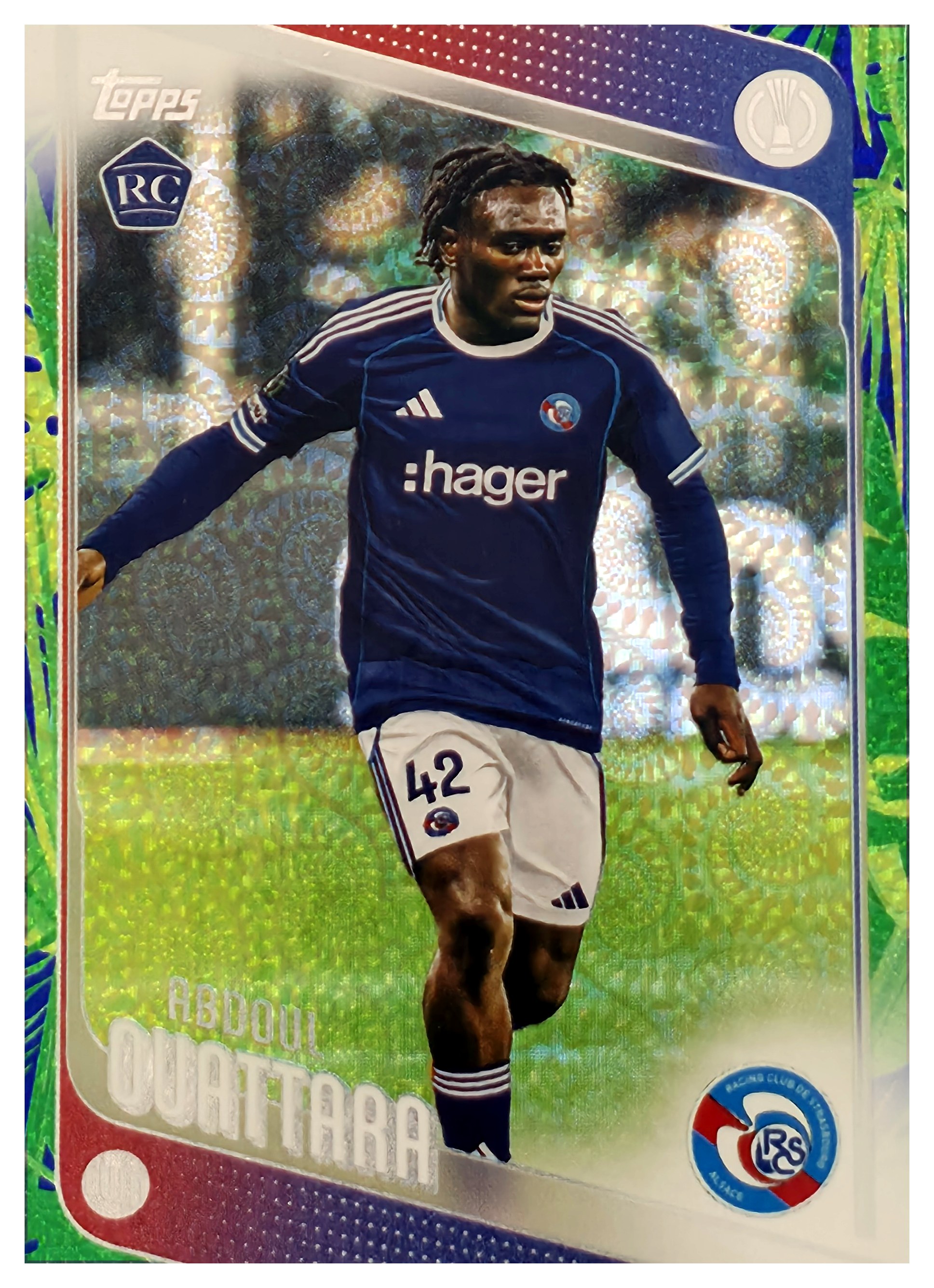 Abdoul Ouattara - Topps UEFA Club Competitions Base Set 2025-26, Nr. 114 – Rookie Card, Diamante (Art.-Nr. SG110756)