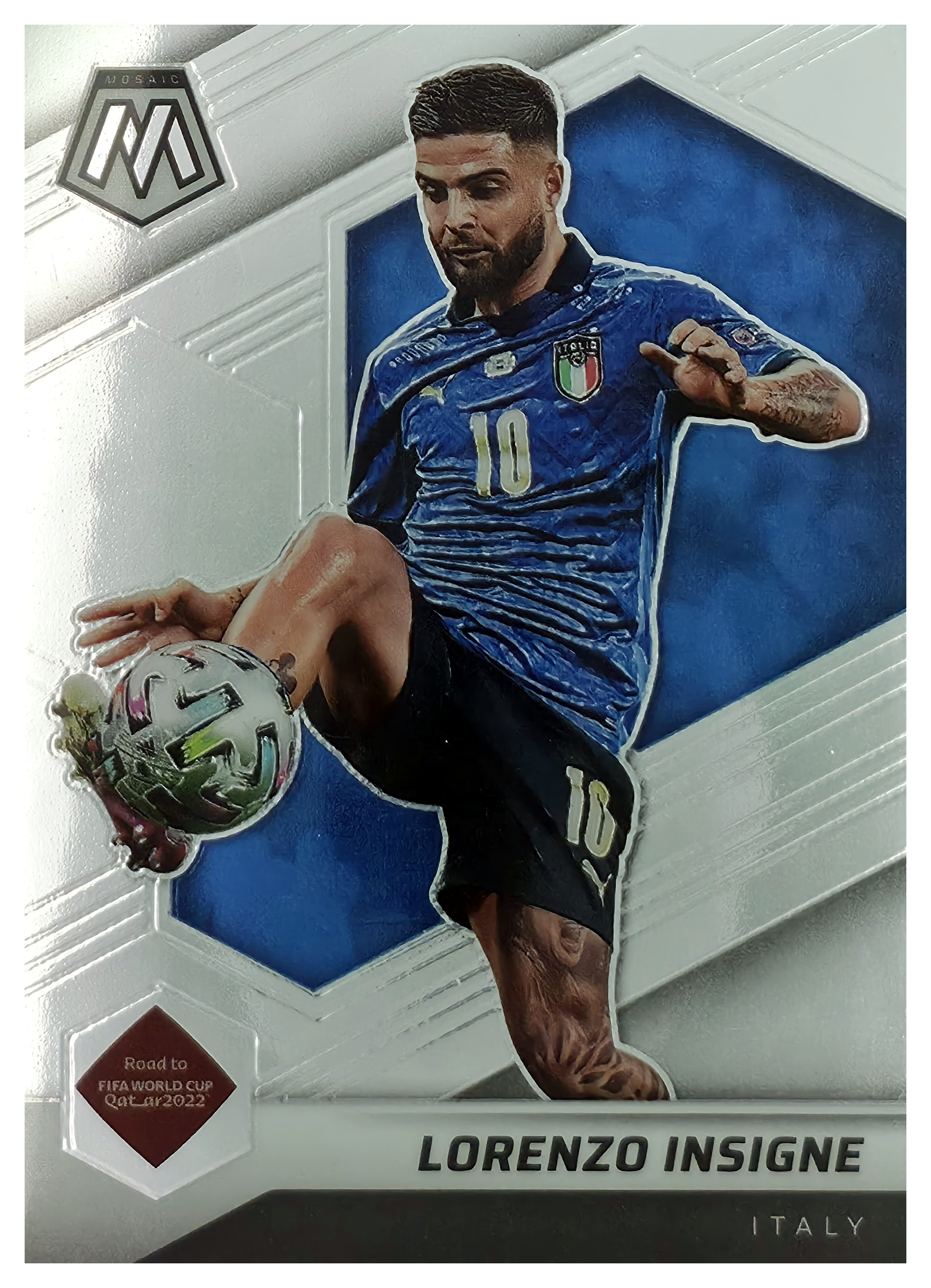 Lorenzo Insigne - Panini Mosaic FIFA Road to World Cup Base Set 2021-22, Nr. 27 (Art.-Nr. SG106030)