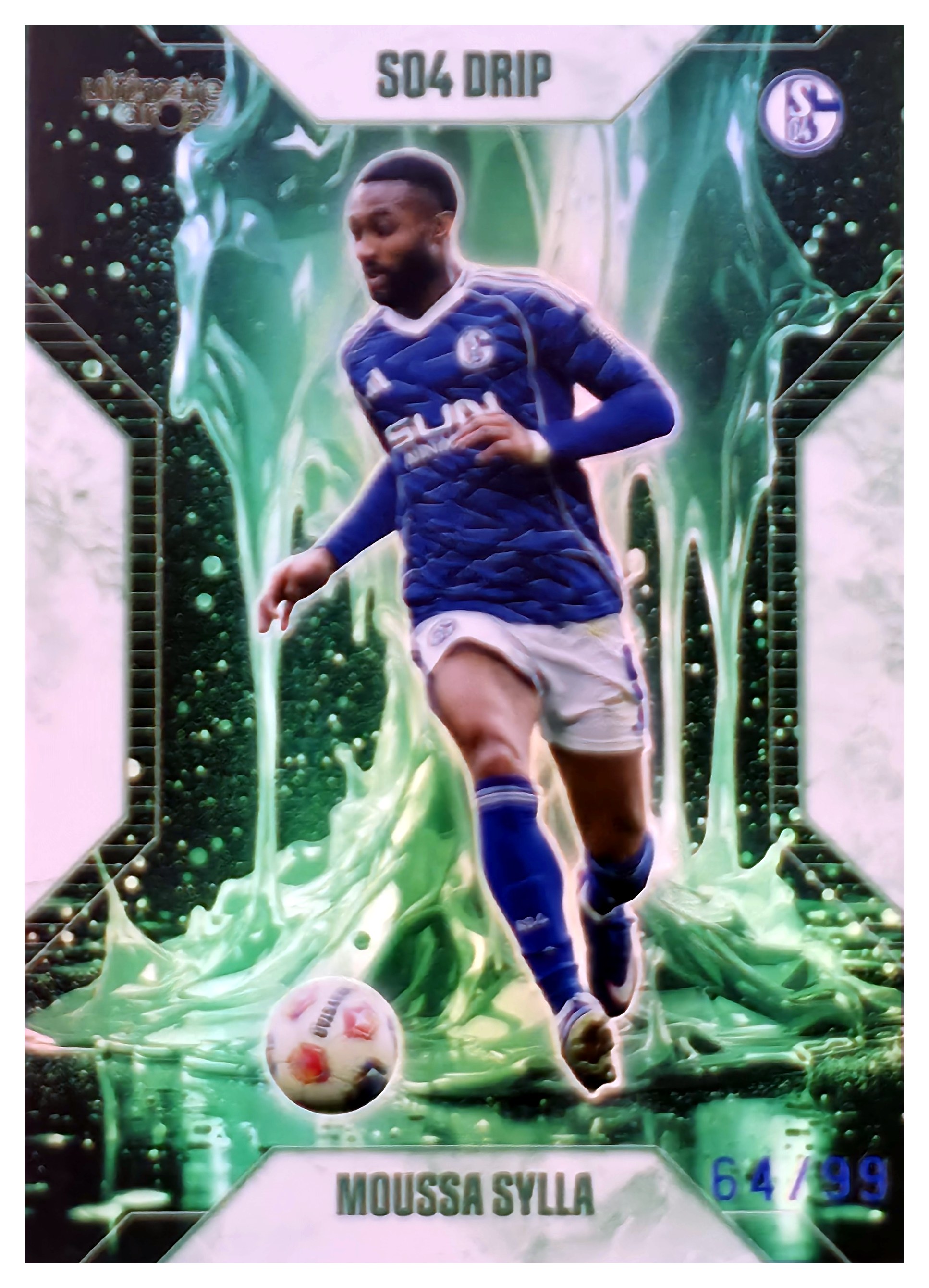 Moussa Sylla - Ultimate Dropz FC Schalke 04 S04 Drip 2025-26 (Nummeriert, Green)