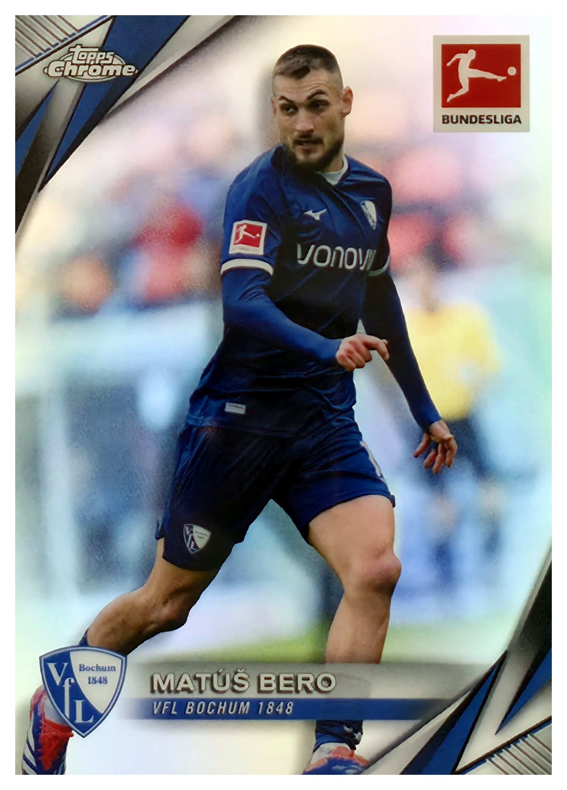Matúš Bero - Topps Chrome Bundesliga Base Set 2024-25, Nr. 15 – Refractor (Art.-Nr. SG108026)