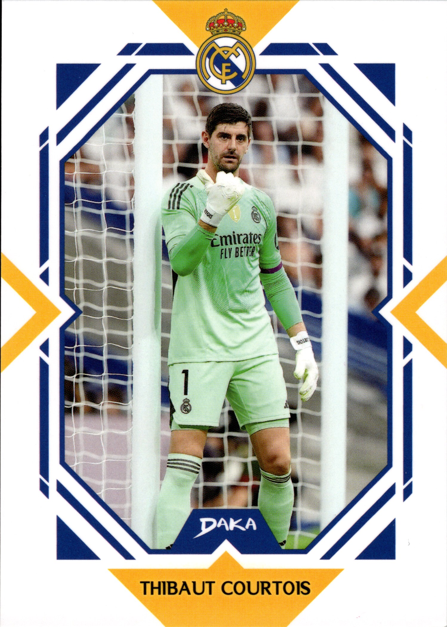 Thibaut Courtois - DAKA Real Madrid Top Audience Base Set 2025-26, Nr. RM-22-A (Art.-Nr. SG109981)