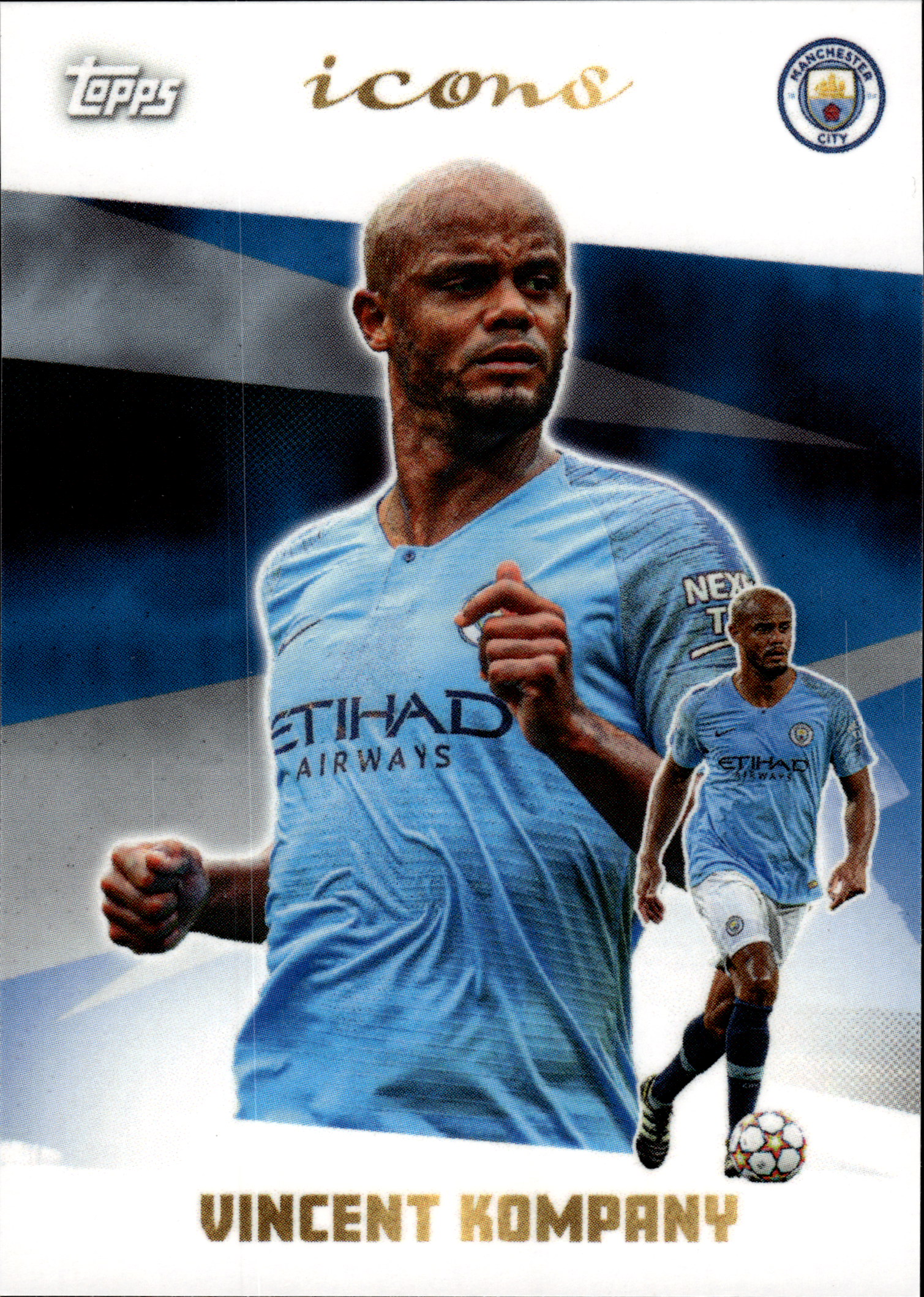 Vincent Kompany - Topps Manchester City Team Set Icons 2021-22 (Insert)
