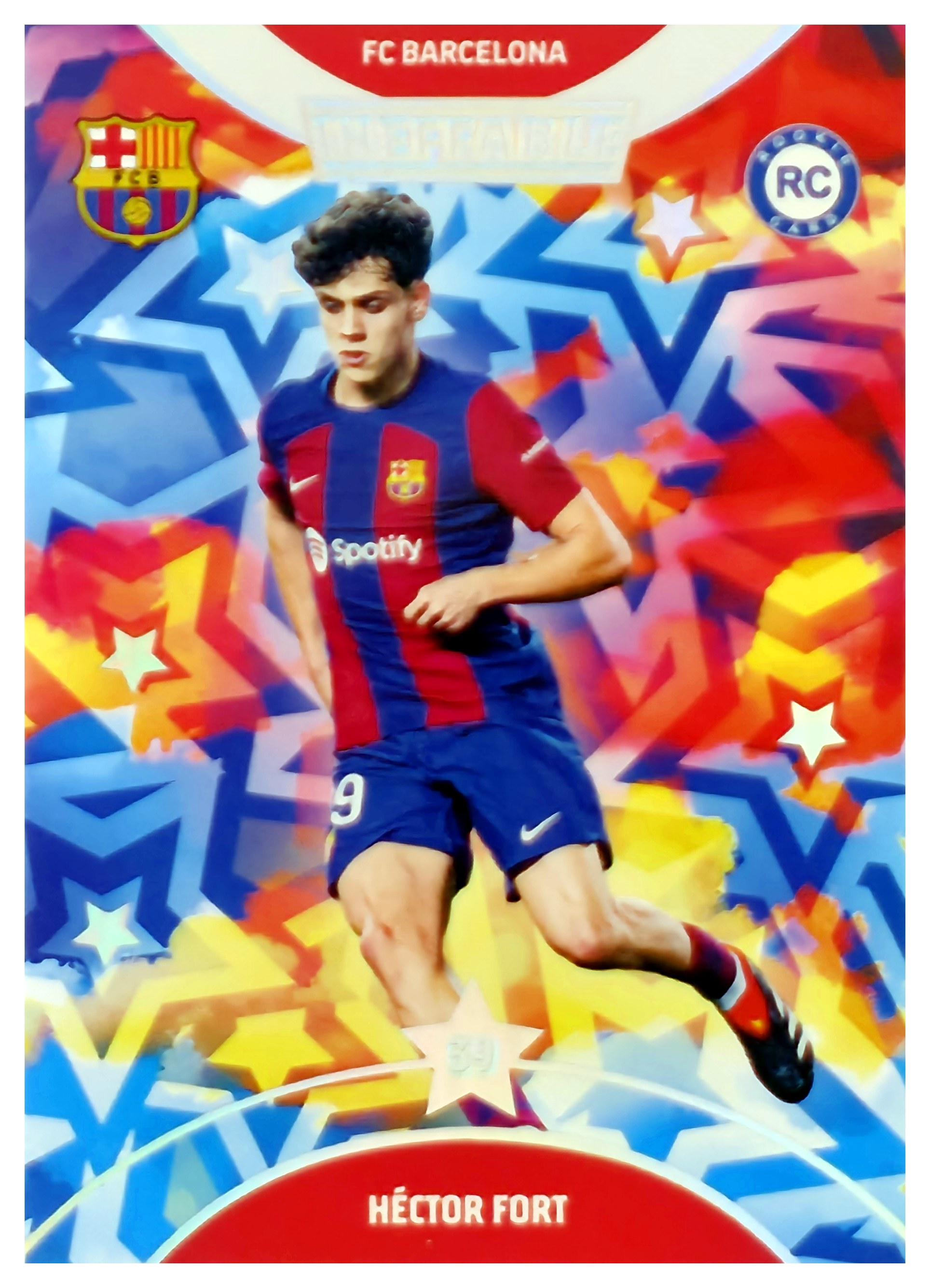 Héctor Fort - DAKA FC Barcelona One Two Ineffable 2023-24, Nr. NO-20 – Rookie Card, Nummeriert, Silver (Art.-Nr. SG108742)