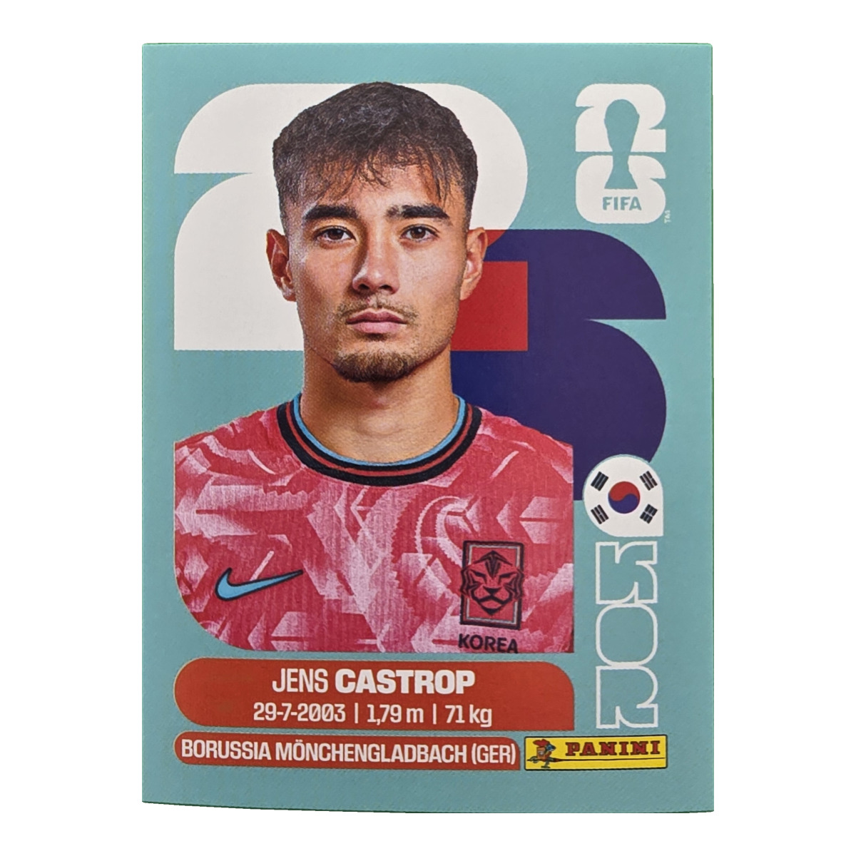Jens Castrop - Südkorea, FIFA WM 2026, Nr. KOR15