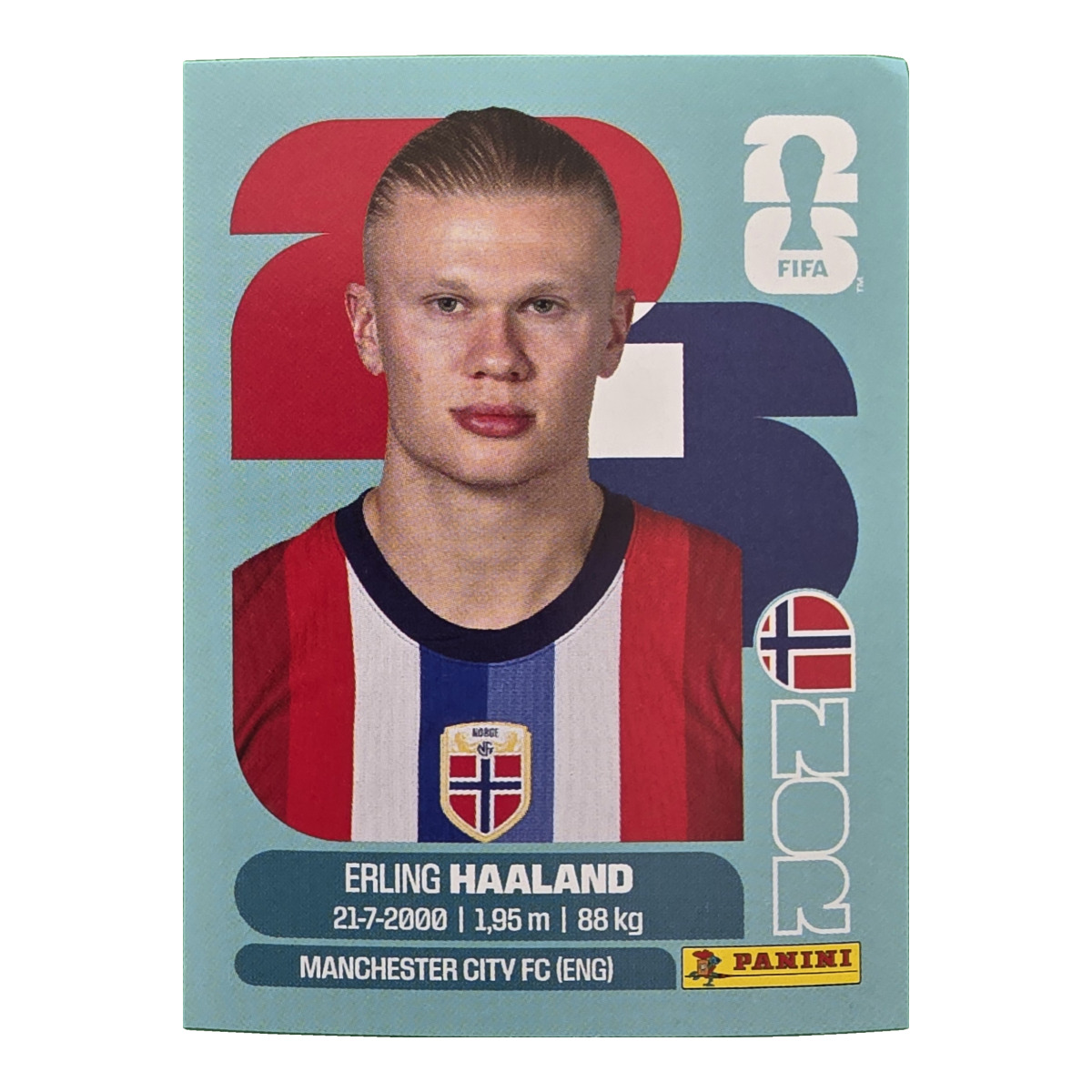 Erling Haaland - Norwegen, FIFA WM 2026, Nr. NOR15