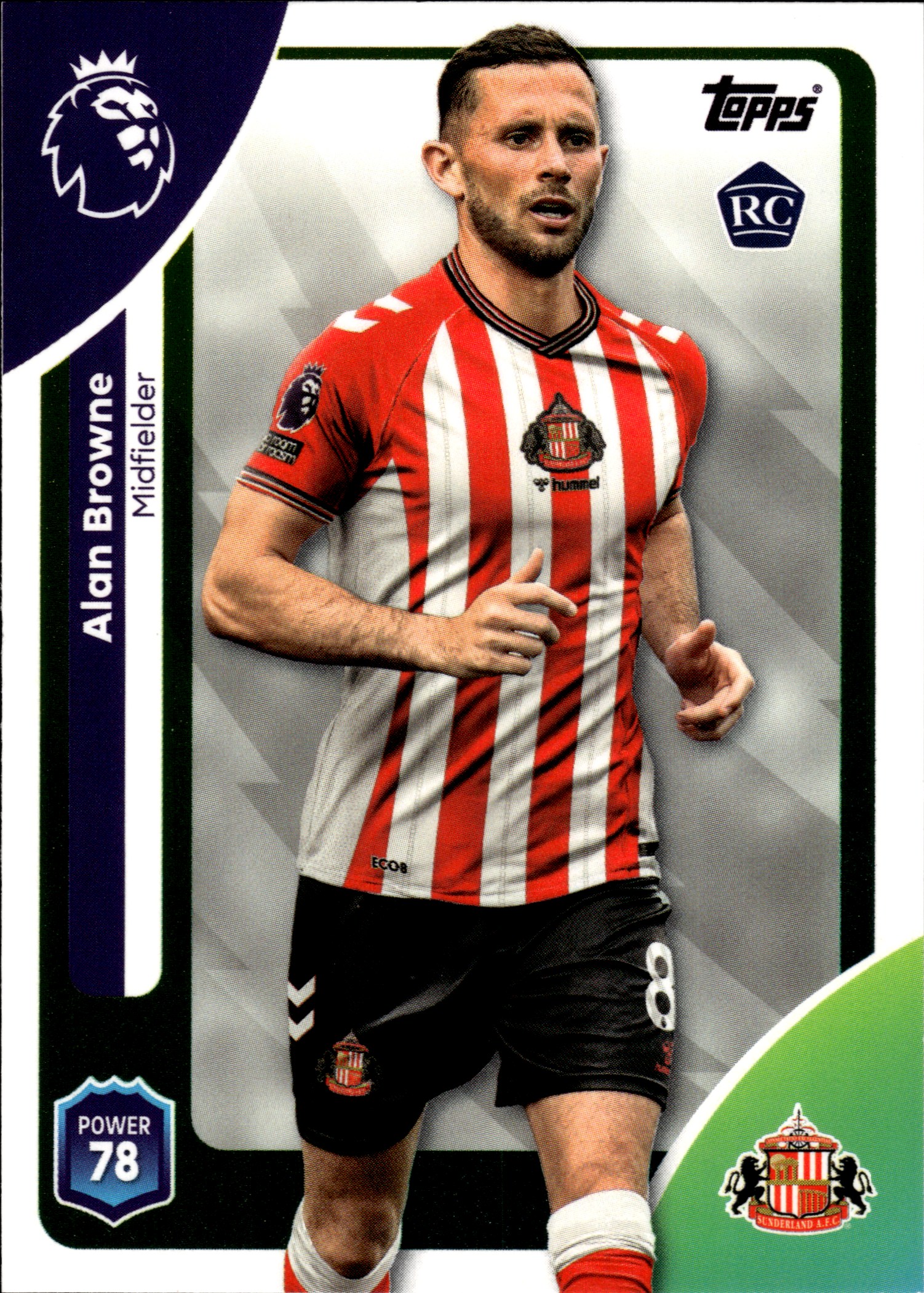Alan Browne - Topps Match Attax Premier League Base Set 2025-26, Nr. 351 – Rookie Card (Art.-Nr. SG109897)
