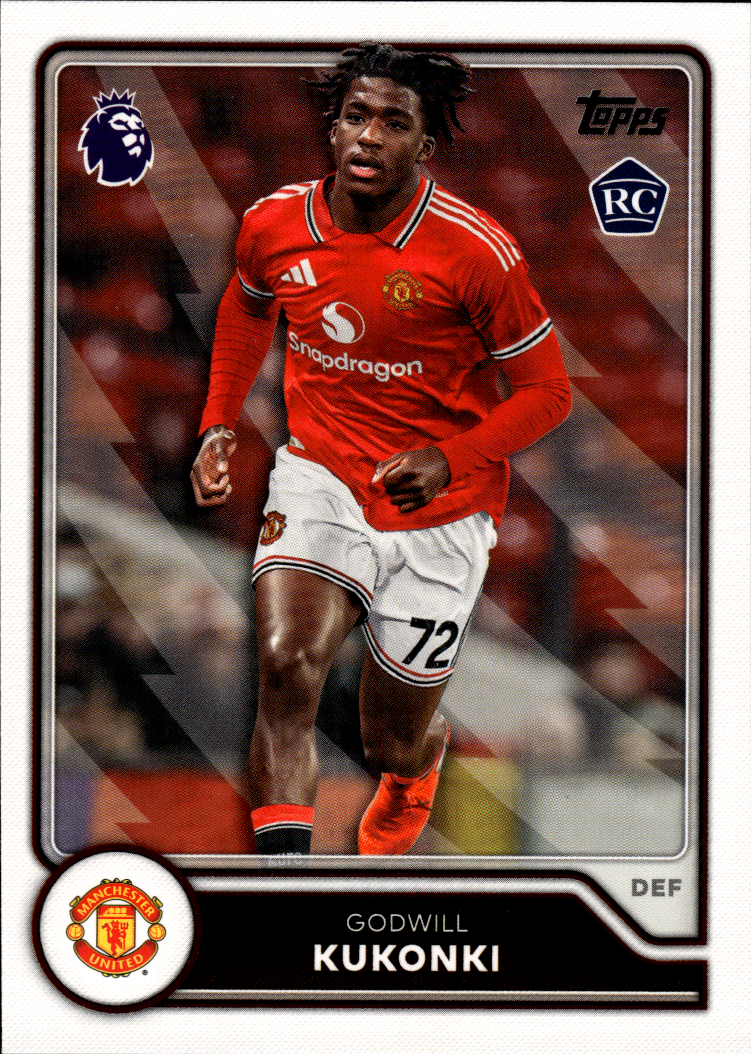 Godwill Kukonki - Topps Flagship Premier League Base Set 2026-27, Nr. 194 – Rookie Card (Art.-Nr. SG104651)
