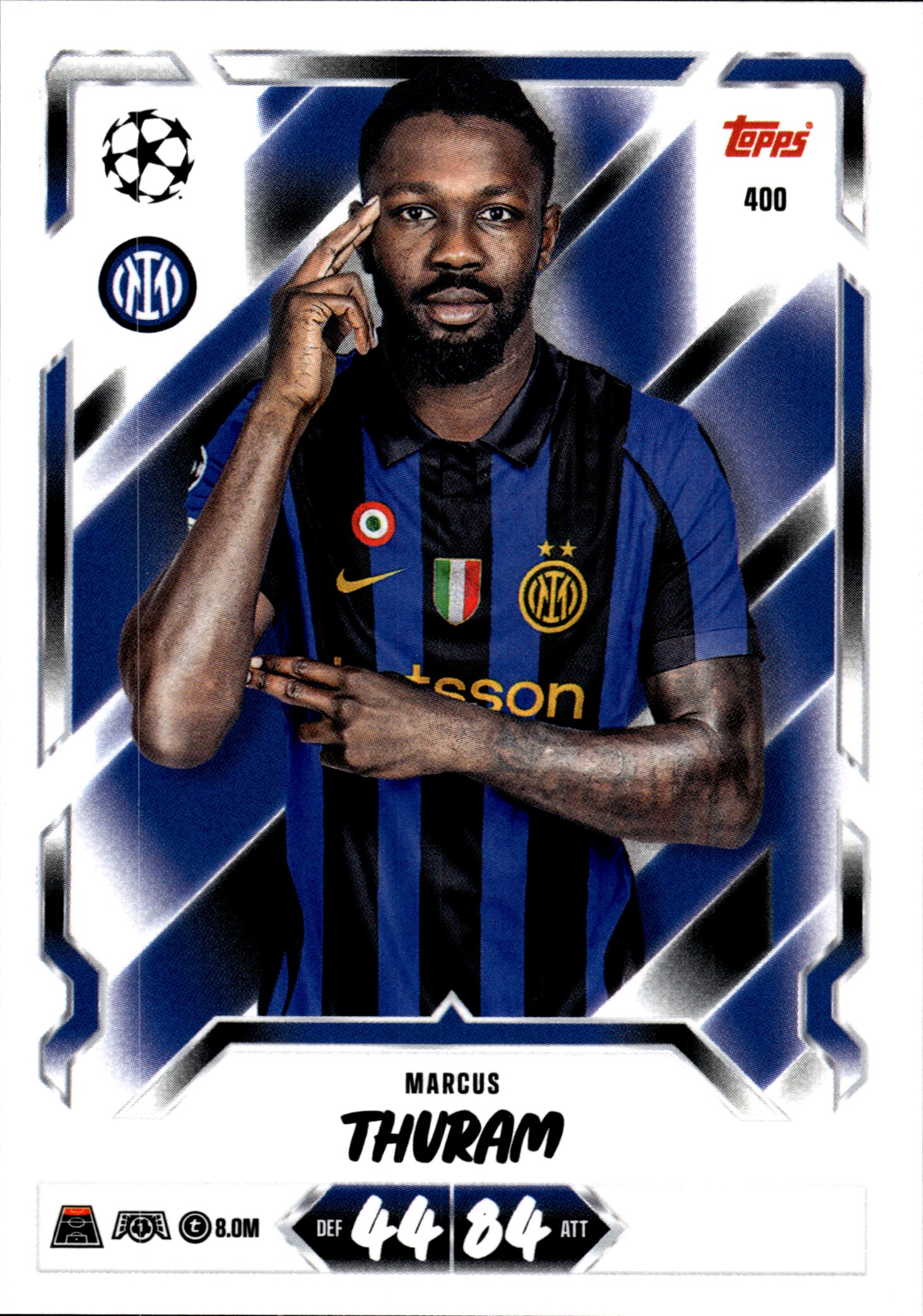 Marcus Thuram - Topps Match Attax UEFA Club Competitions Base Set 2026-27, Nr. 400 (Art.-Nr. SG107254)