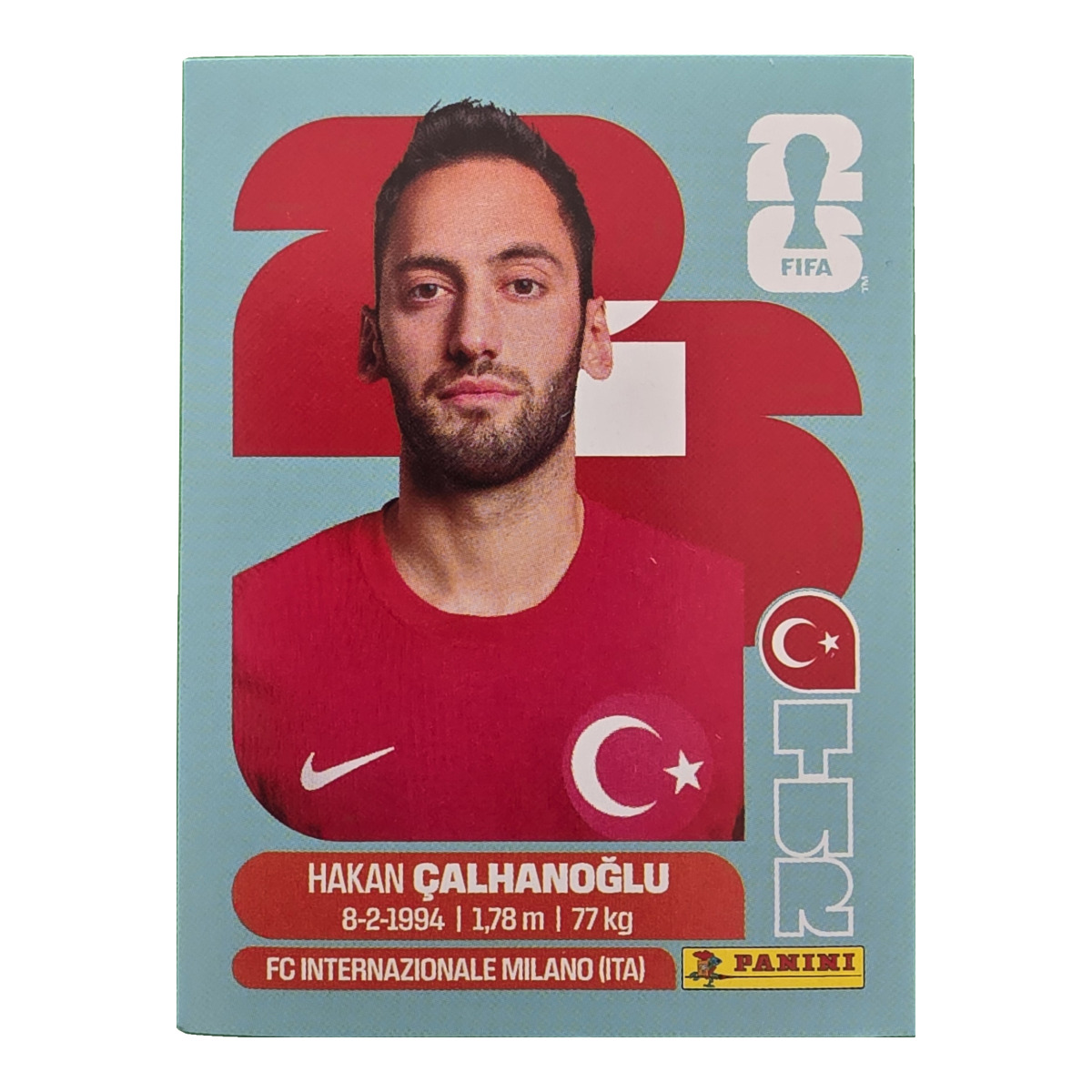 Hakan Calhanoglu - Türkei, FIFA WM 2026, Nr. TUR11