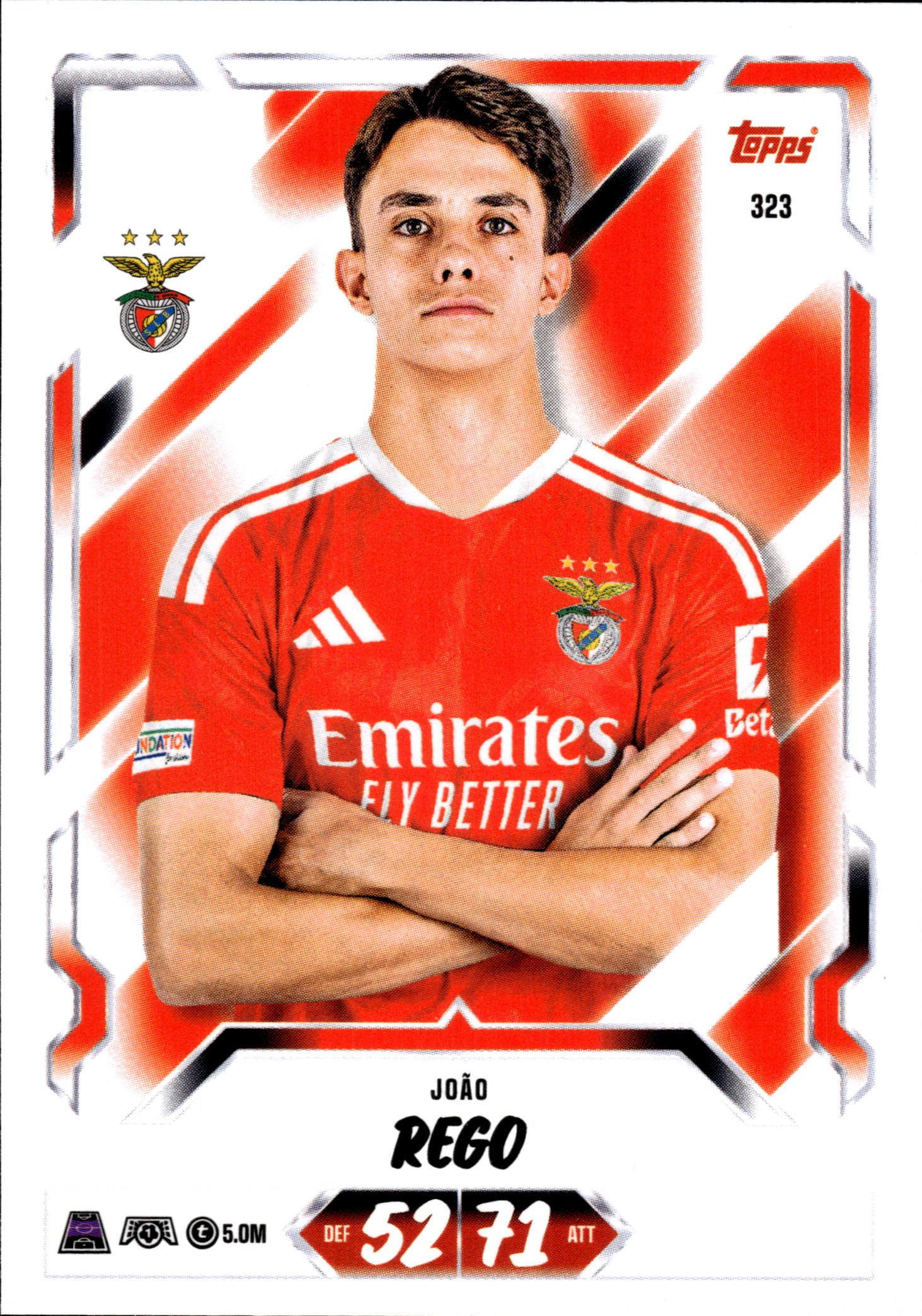 João Rego - Topps Match Attax UEFA Club Competitions Base Set 2026-27, Nr. 323