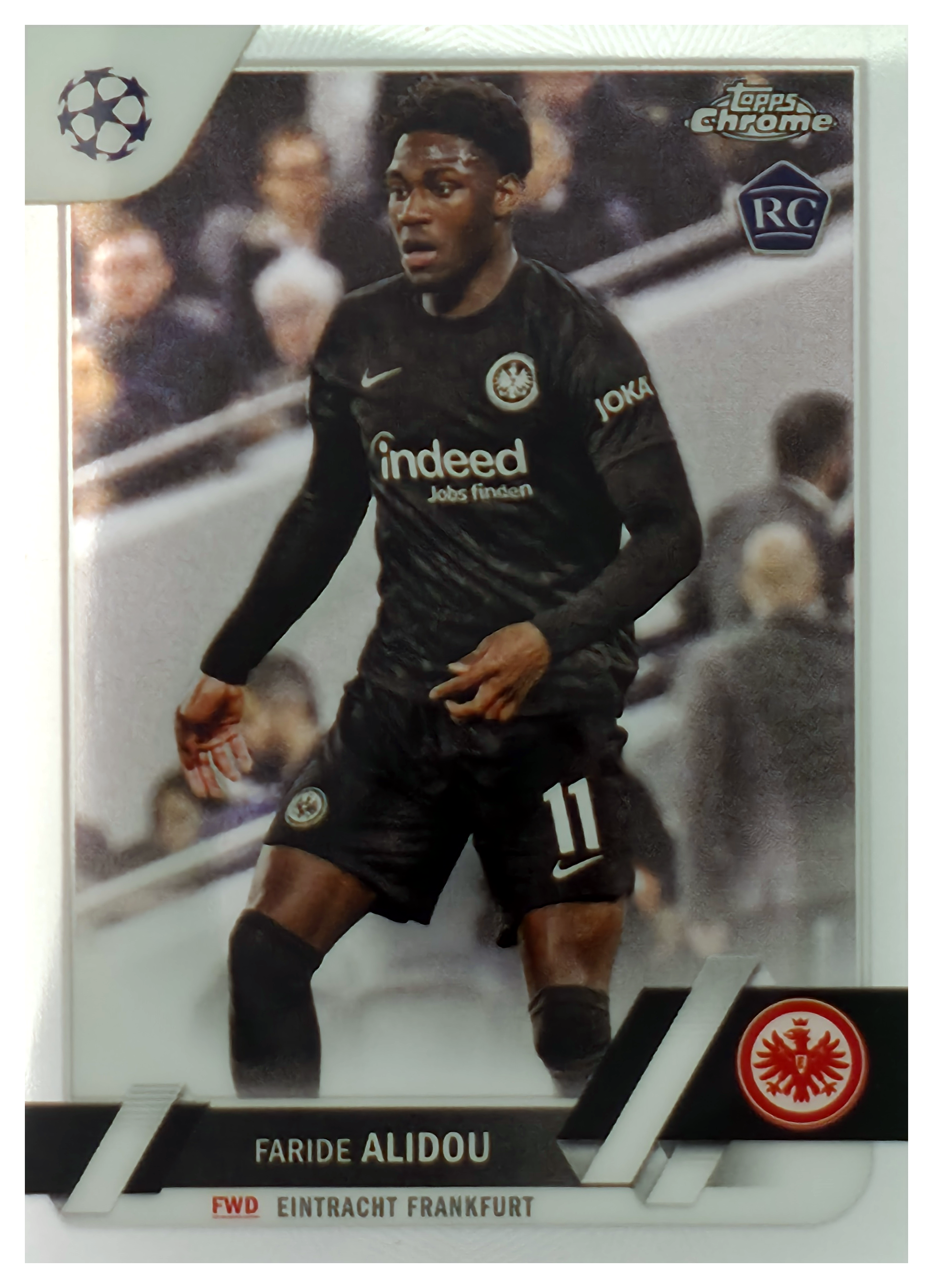 Faride Alidou - Topps Chrome UEFA Club Competitions Base Set 2022-23, Nr. 35 – Rookie Card (Art.-Nr. SG105841)