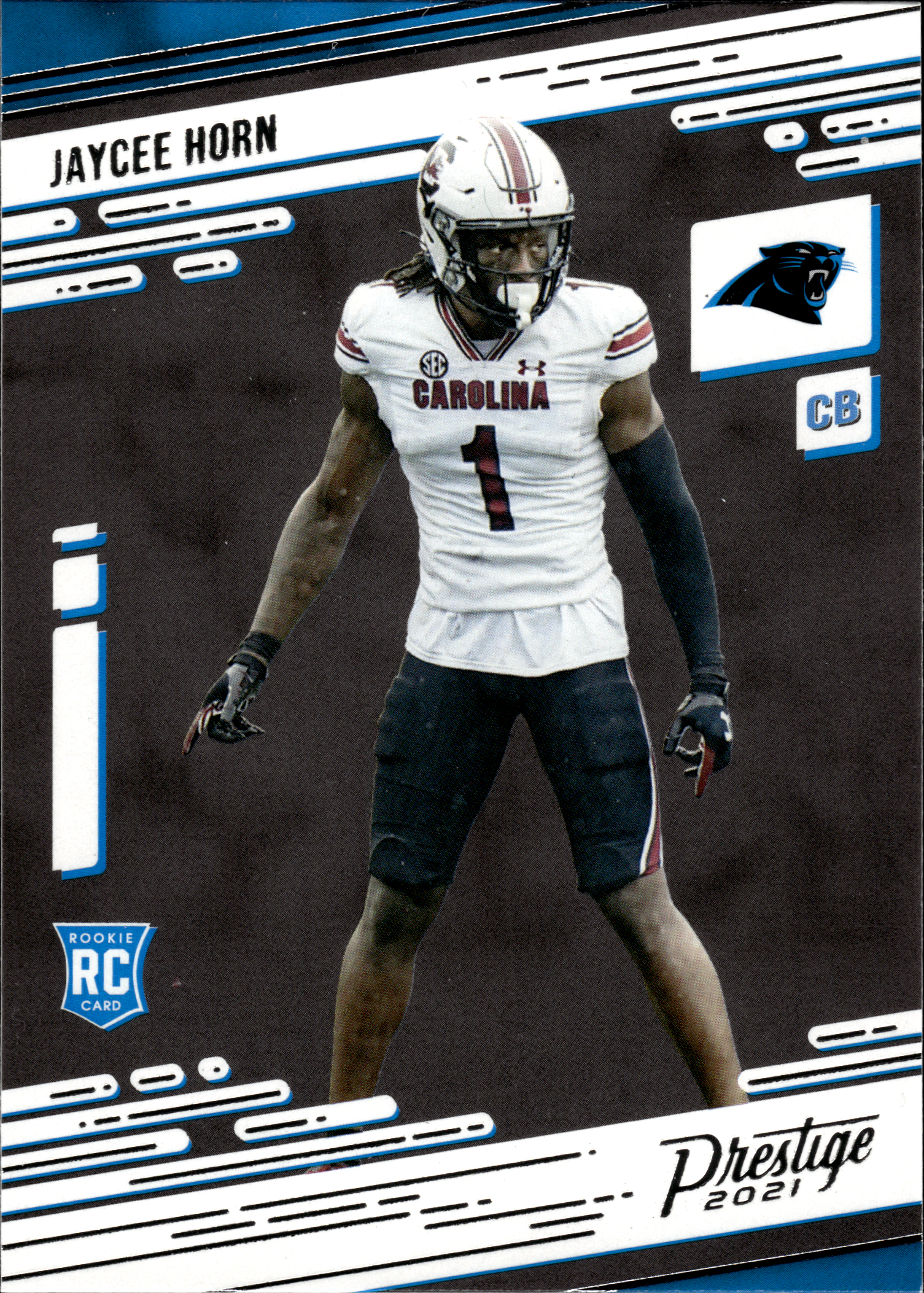 Jaycee Horn - Panini Prestige Base Set 2021, Nr. 246 – Rookie Card (Art.-Nr. SG103975)