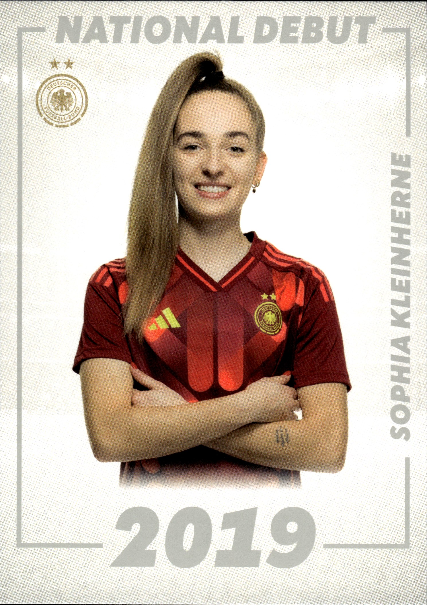 Sophia Kleinherne - Panini DFB-Frauen Team-Set National Debut 2025, Nr. DEB-16 – Insert (Art.-Nr. SG109829)