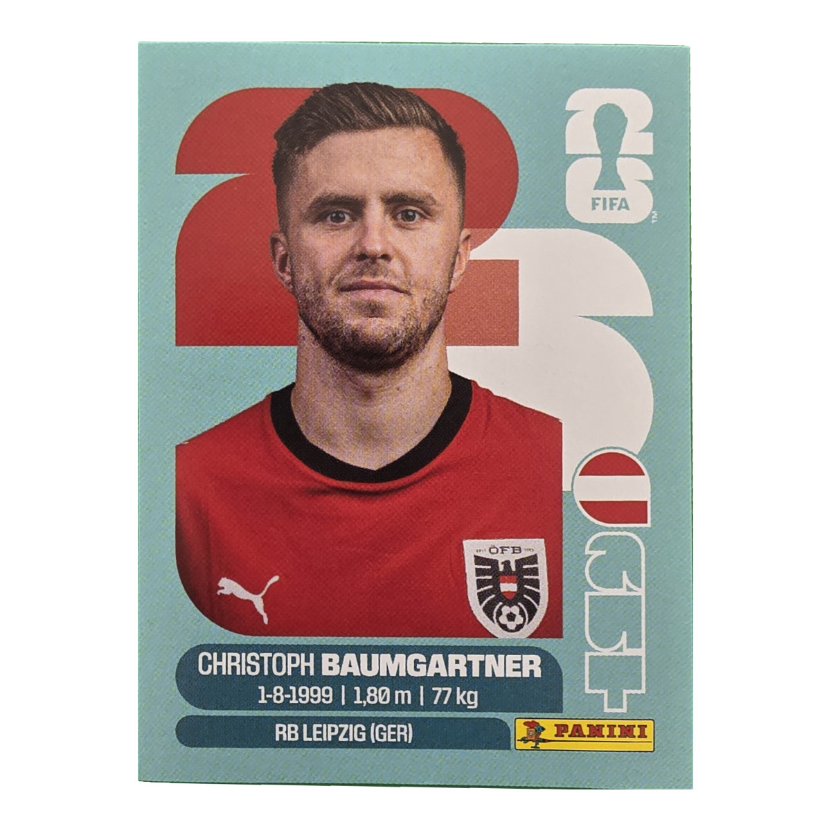 Christoph Baumgartner - Österreich, FIFA WM 2026, Nr. AUT18