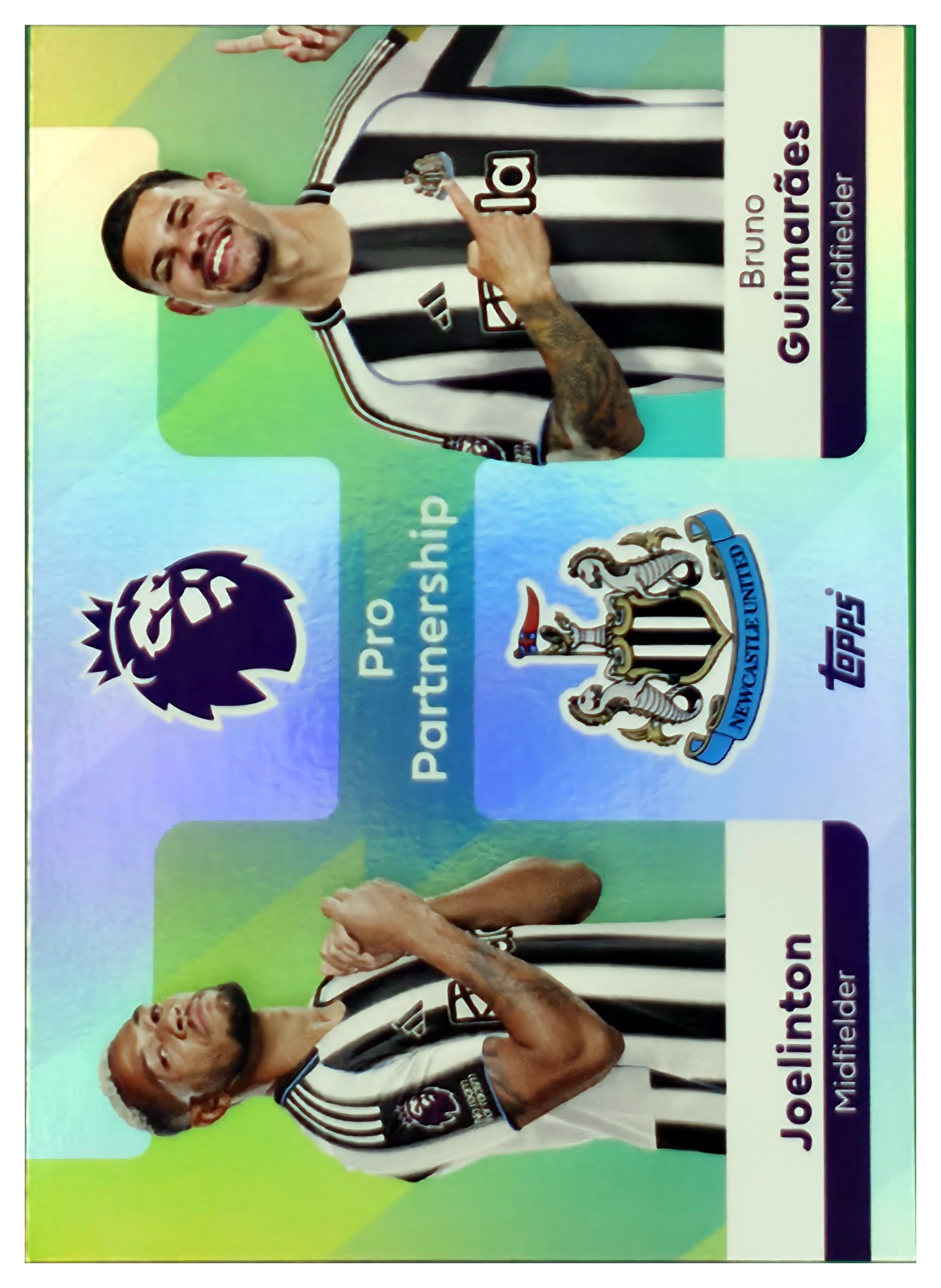 Joelinton & Bruno Guimarães - Topps Match Attax Premier League Pro Partnership 2025-26, Nr. 374 (Art.-Nr. SG108212)
