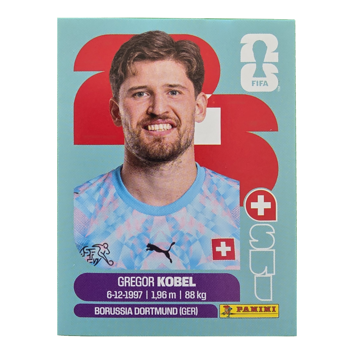 Gregor Kobel - Schweiz, FIFA WM 2026, Nr. SUI2