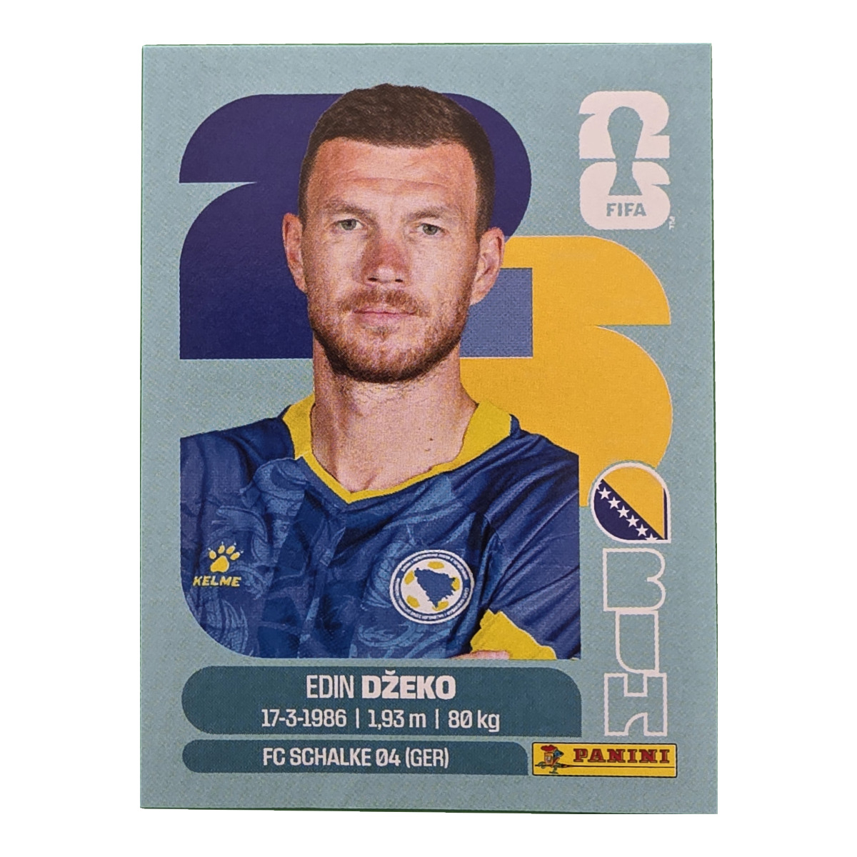 Edin Dzeko - Bosnien und Herzegowina, FIFA WM 2026, Nr. BIH18