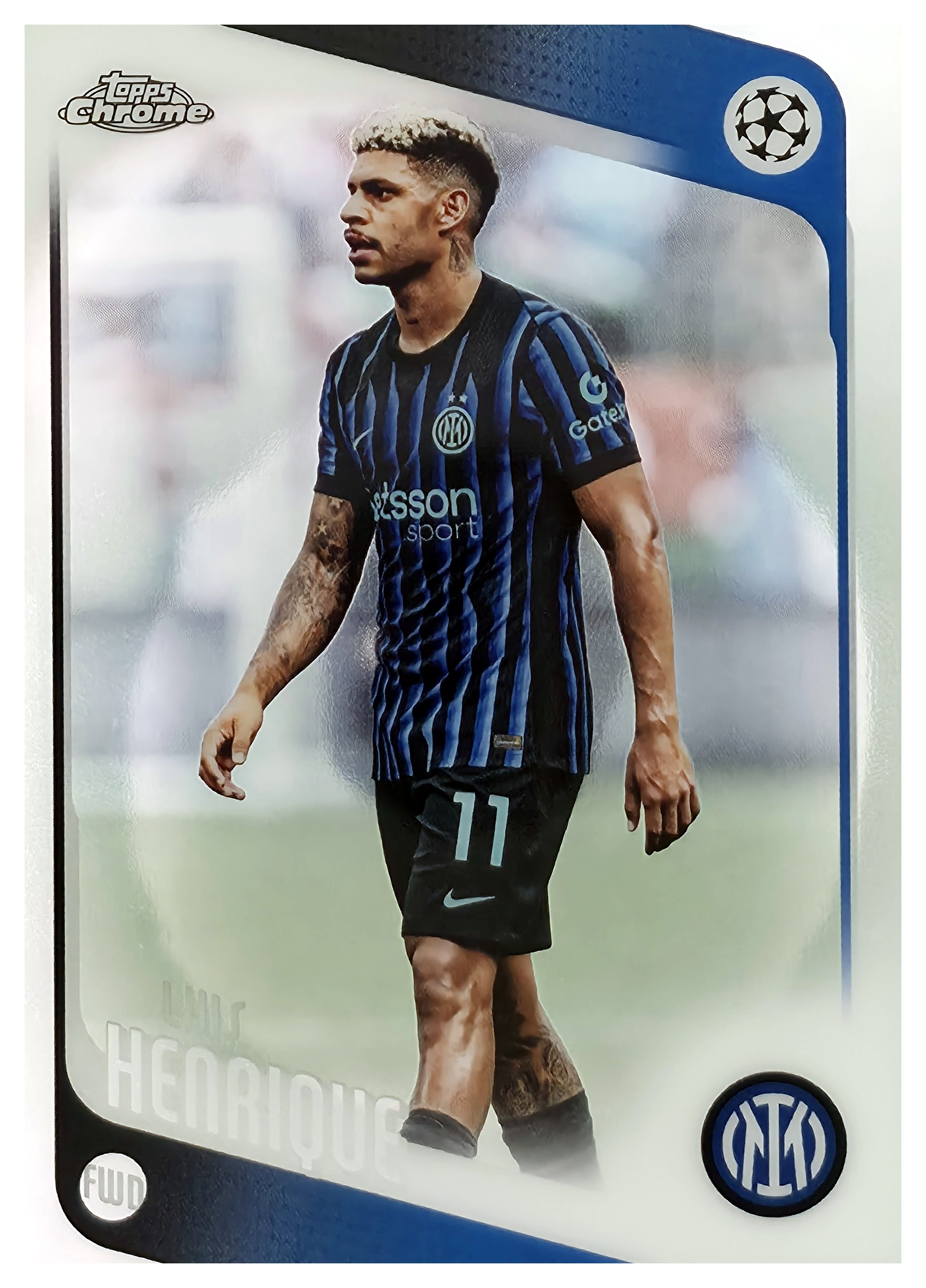 Luis Henrique - Topps Chrome UEFA Club Competitions Base Set 2025-26, Nr. 131 (Art.-Nr. SG108098)
