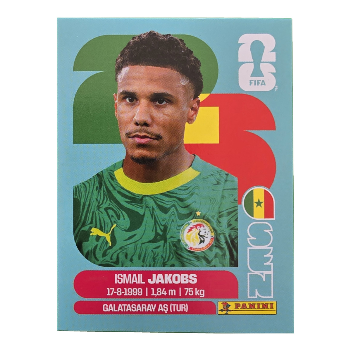Ismail Jakobs - Senegal, FIFA WM 2026, Nr. SEN6