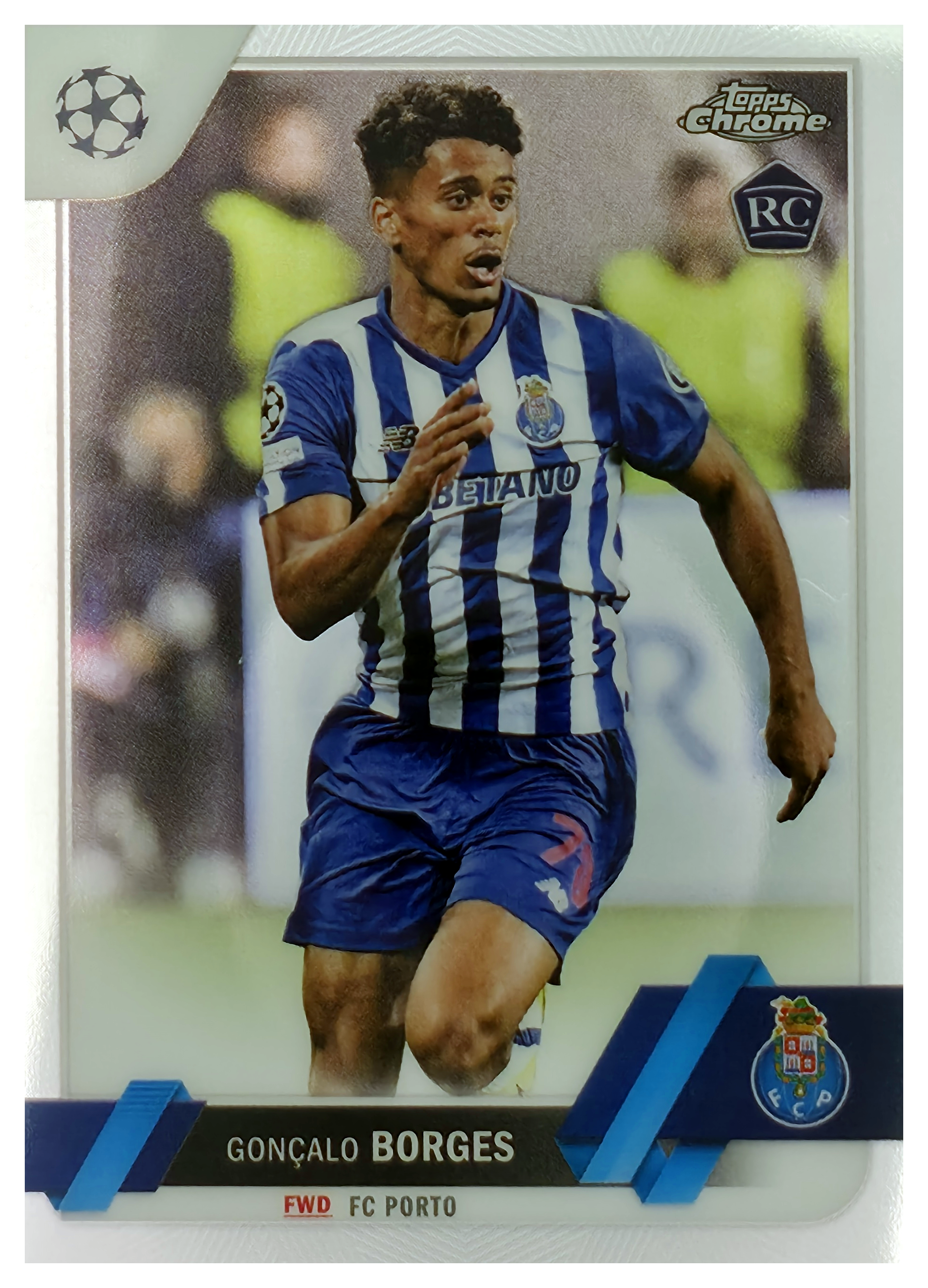 Gonçalo Borges - Topps Chrome UEFA Club Competitions Base Set 2022-23, Nr. 134 – Rookie Card (Art.-Nr. SG105815)