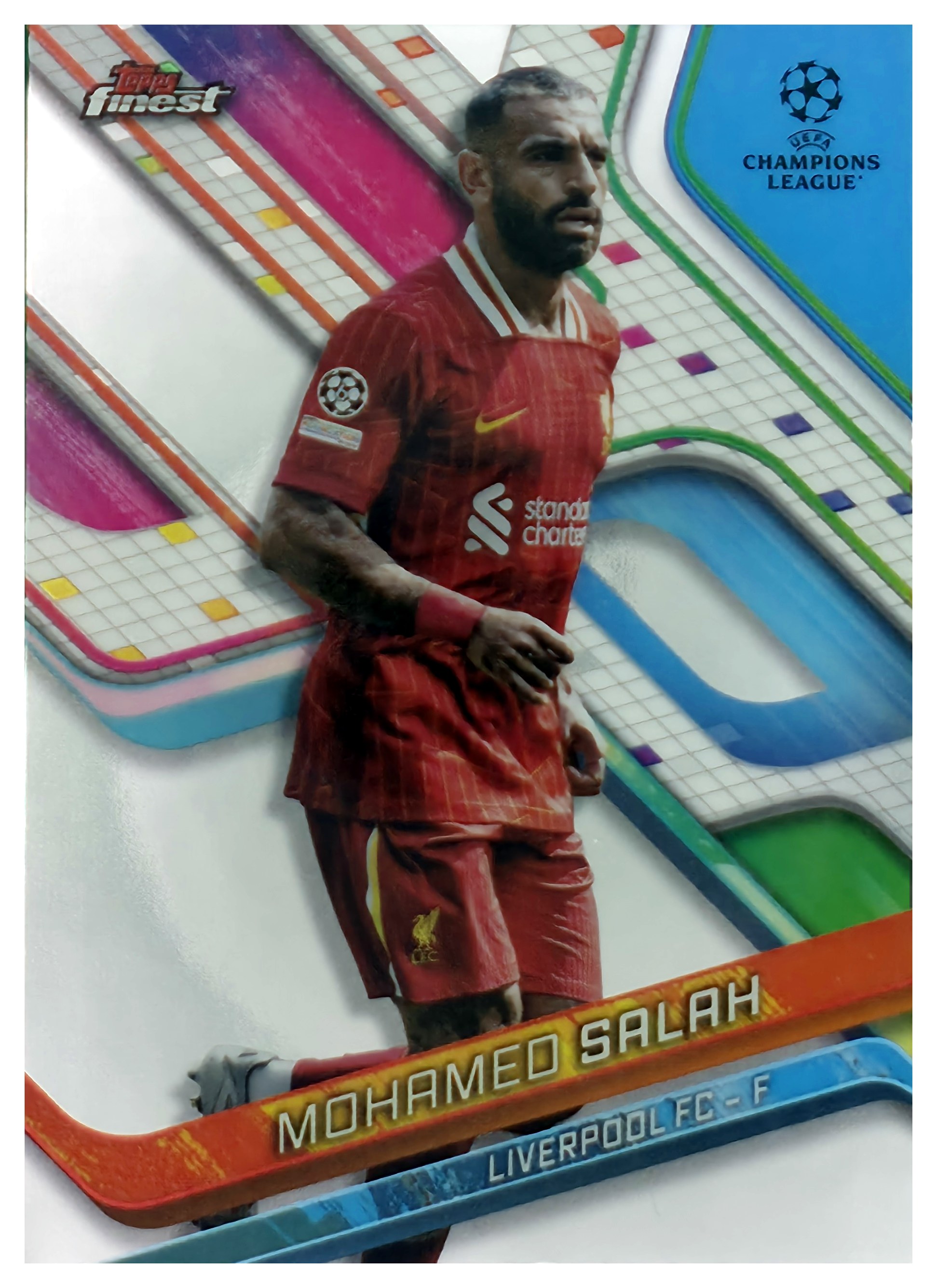 Mohamed Salah - Topps Finest UEFA Club Competitions Base Set 2024-25, Nr. 150 (Art.-Nr. SG108163)