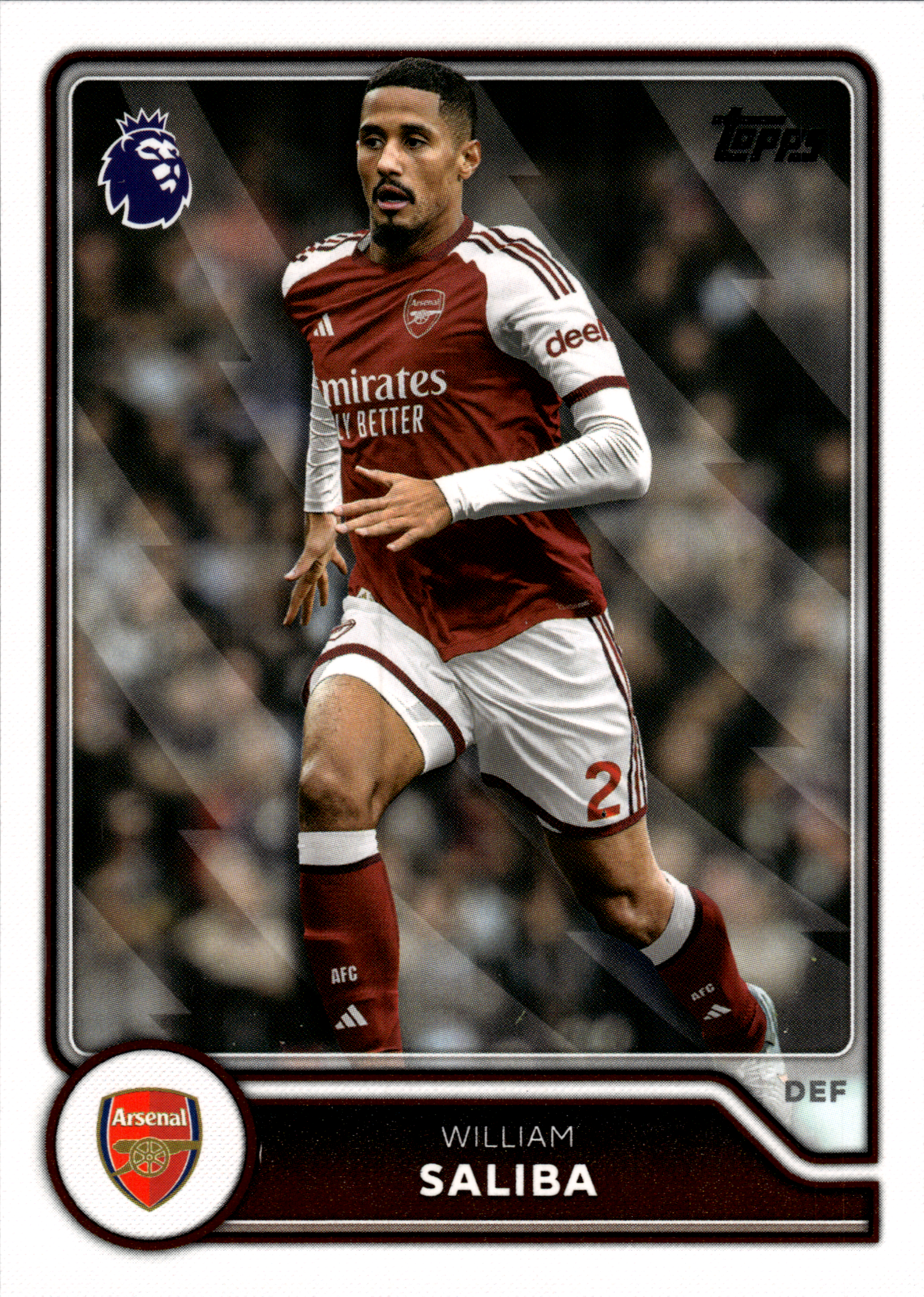 William Saliba - Topps Flagship Premier League Base Set 2026-27, Nr. 21 (Art.-Nr. SG104975)