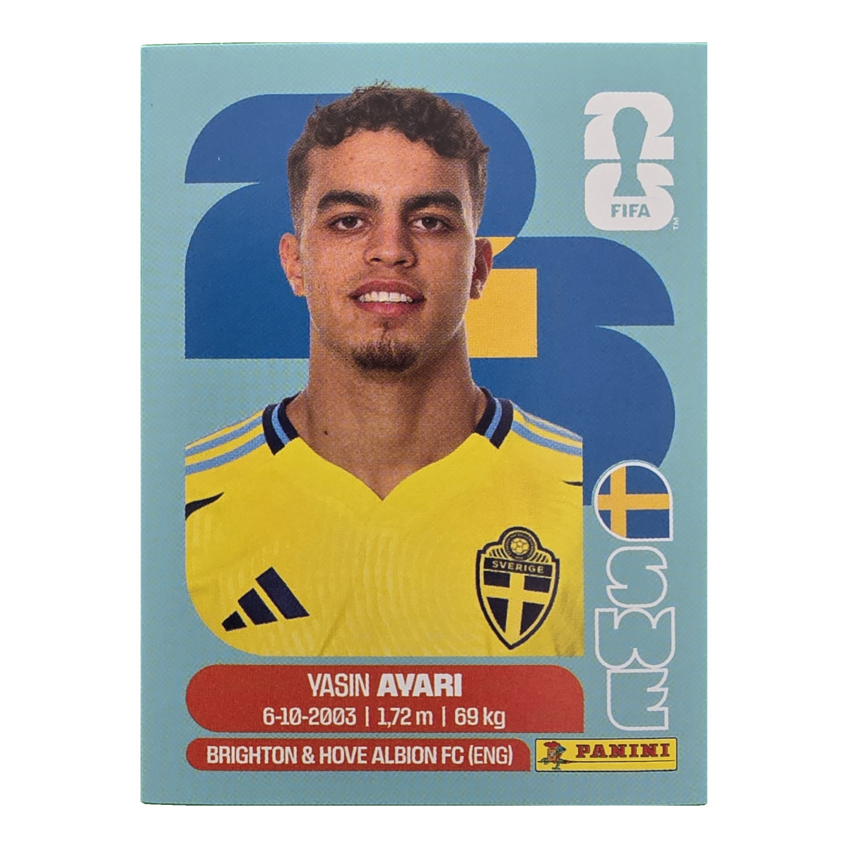 Yasin Ayari - Schweden, FIFA WM 2026, Nr. SWE11