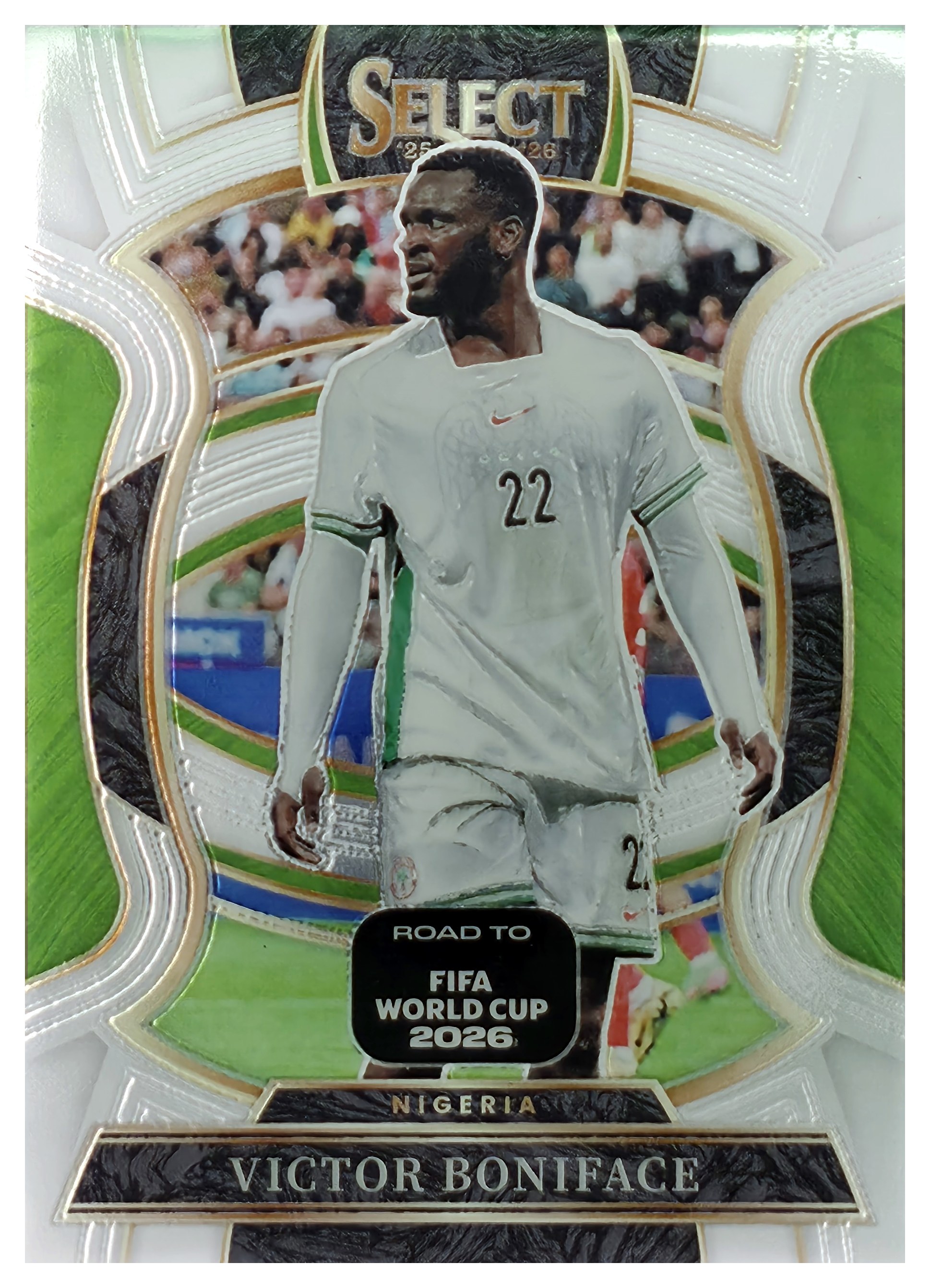 Victor Boniface - Panini Select FIFA Road to World Cup Terrace 2025-26, Nr. 21 (Art.-Nr. SG110847)