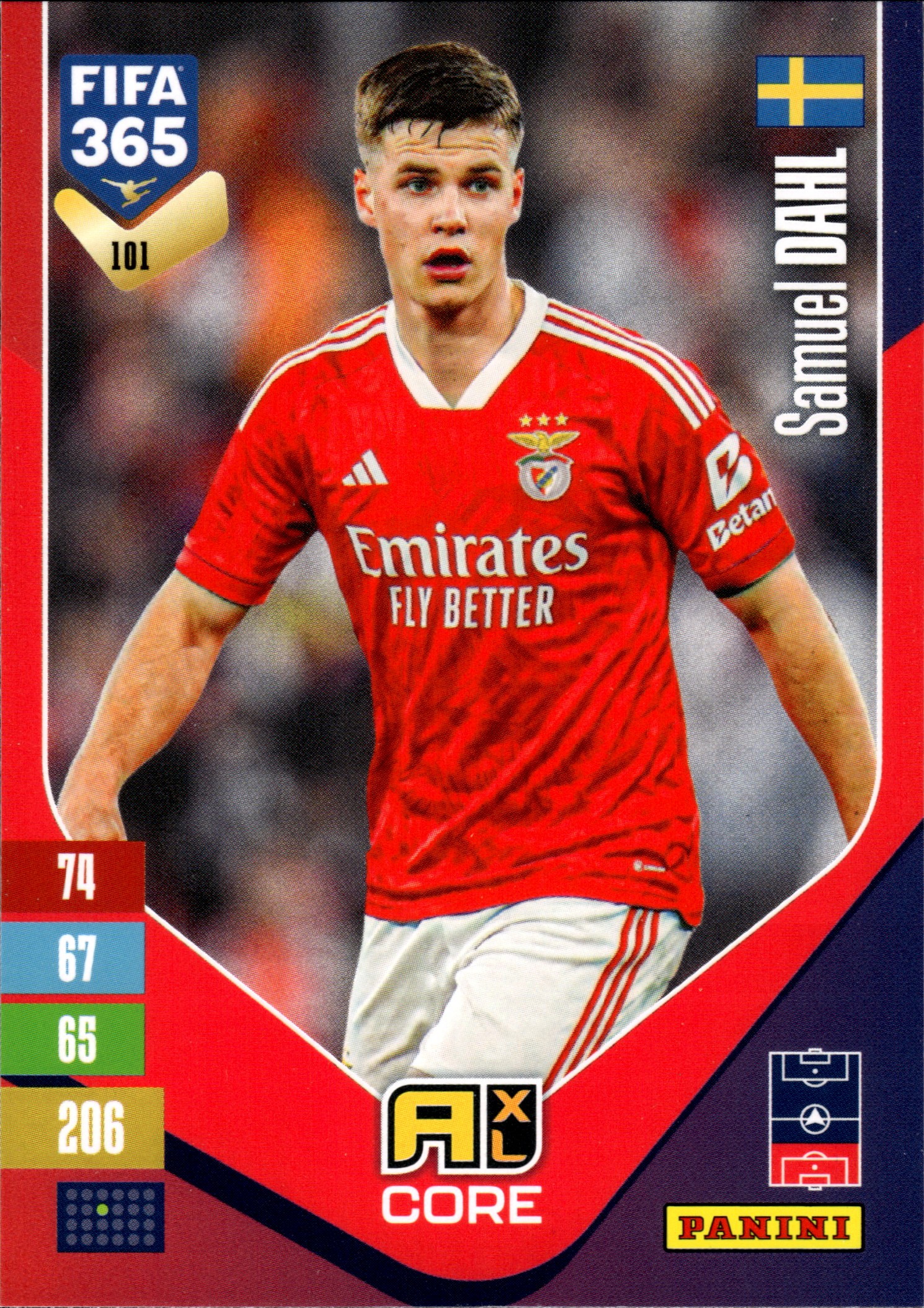 Samuel Dahl - Panini Adrenalyn XL FIFA 365 Base Set 2026-27, Nr. 101 (Art.-Nr. SG110223)