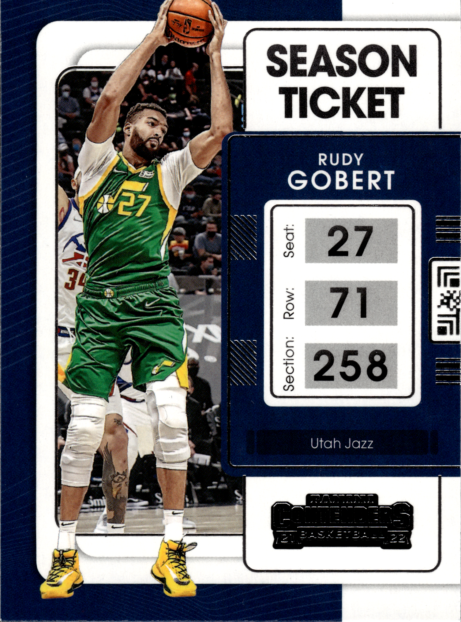 Rudy Gobert - Panini Contenders Season Ticket 2021-22, Nr. 61 (Art.-Nr. SG103616)