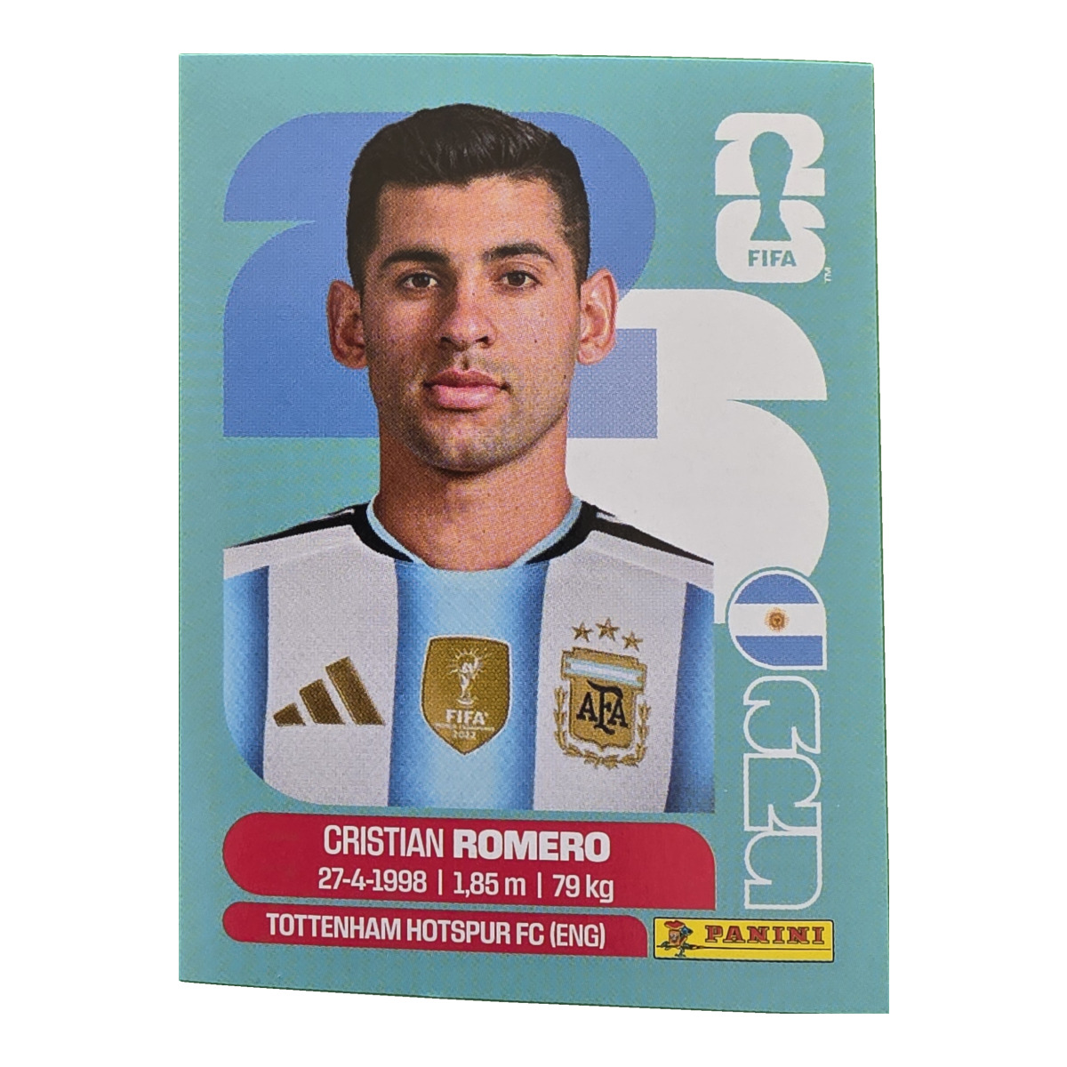 Cristian Romero - Argentinien, FIFA WM 2026, Nr. ARG4
