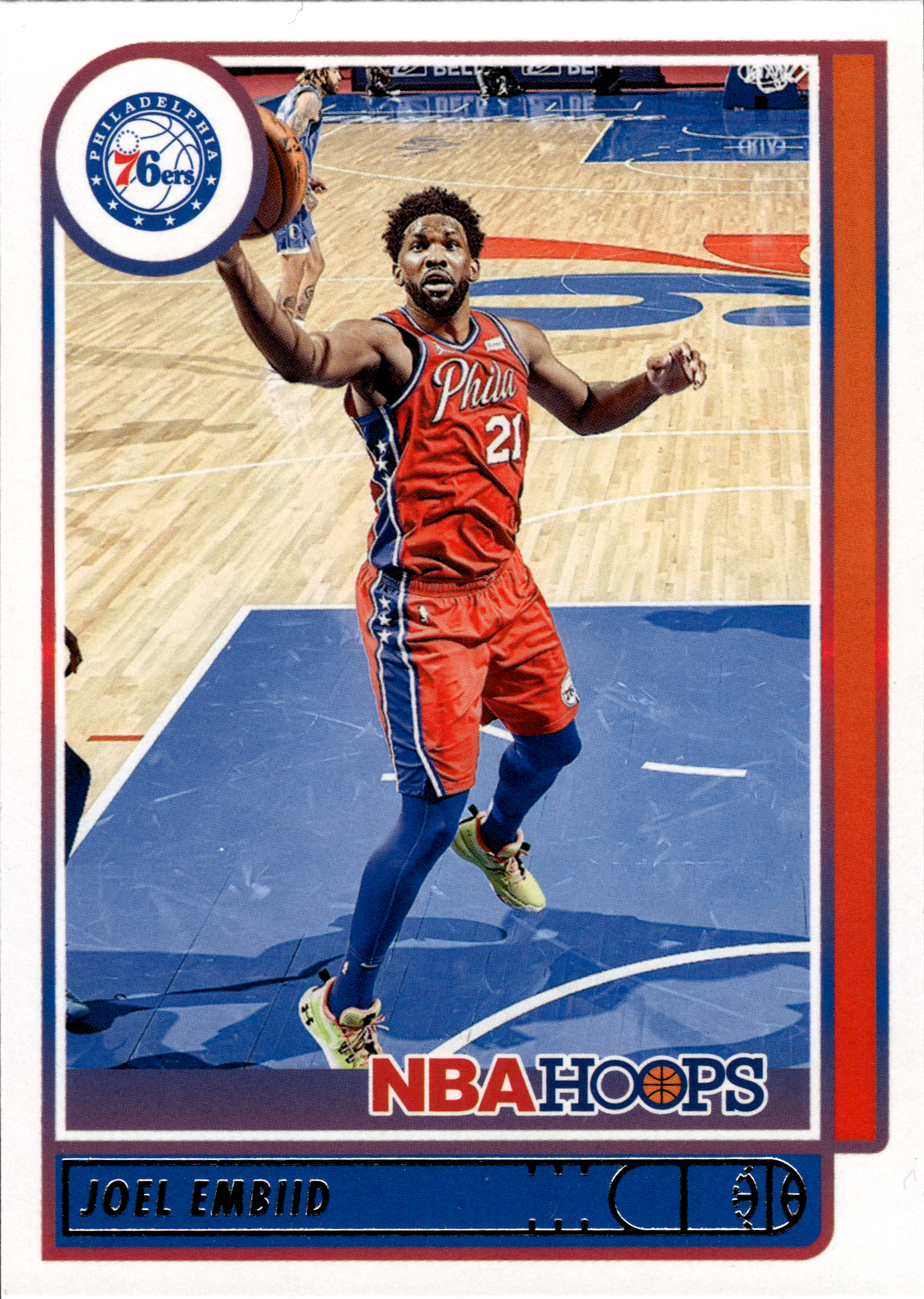 Joel Embiid - Panini Hoops Base Set 2021-22, Nr. 27 (Art.-Nr. SG103374)